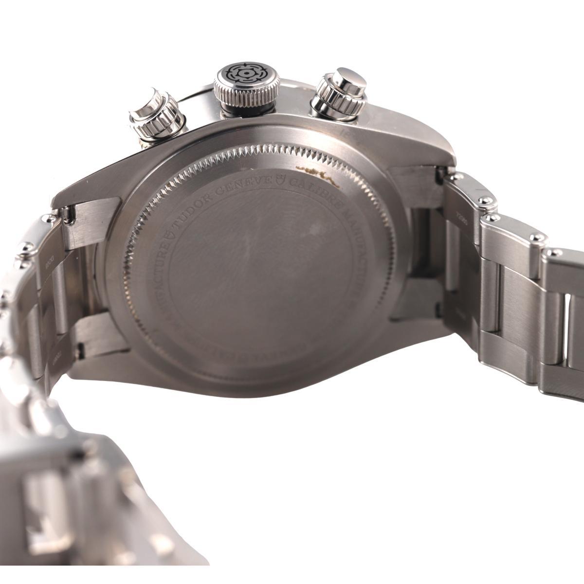 Tudor Black Bay Chronograph Black Dial Steel Automatic Watch 79350
