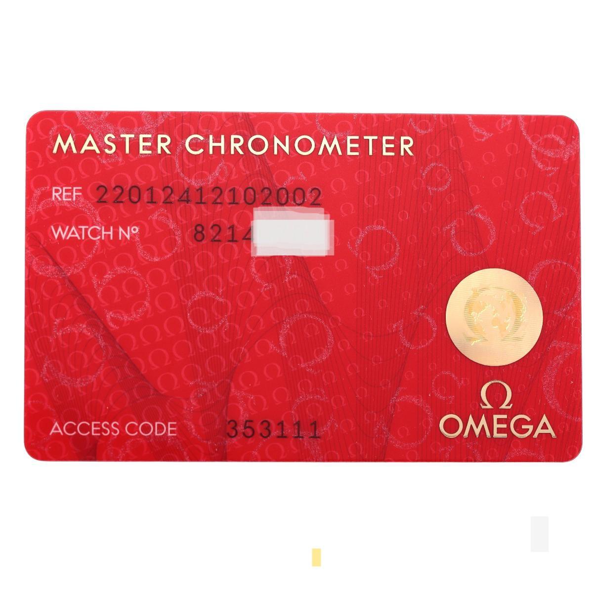 Omega Seamaster Aqua Terra Automatic Chronometer Watch 220.12.41.21.02.002