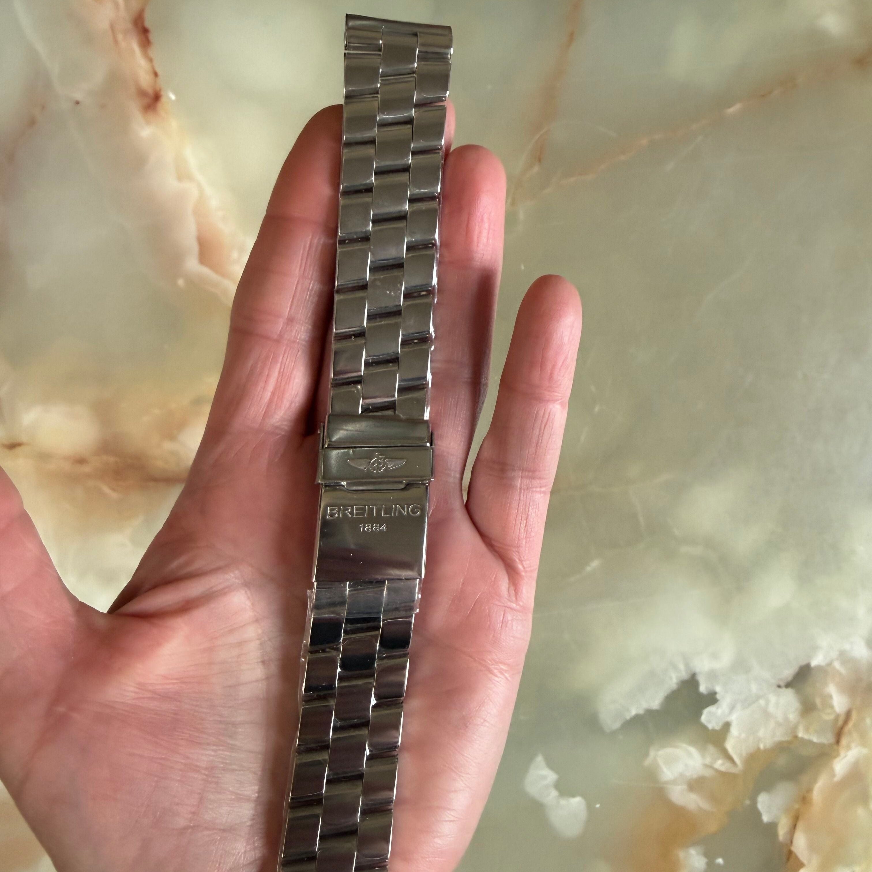 Authentic Breitling Stainless Steel 22mm Watch Bracelet W0009
