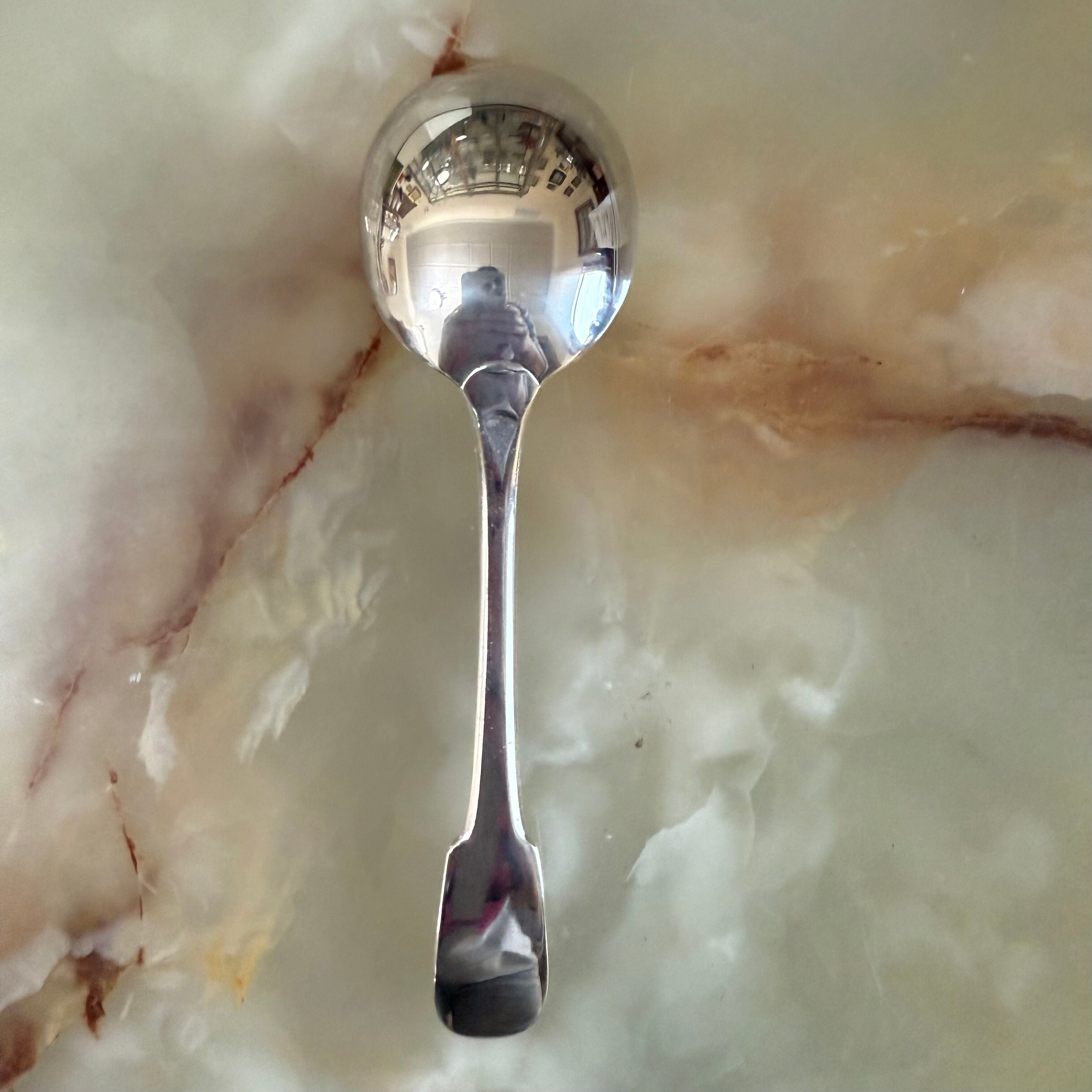 Christofle Cluny Silver Plated Mayonnaise Spoon 0016081