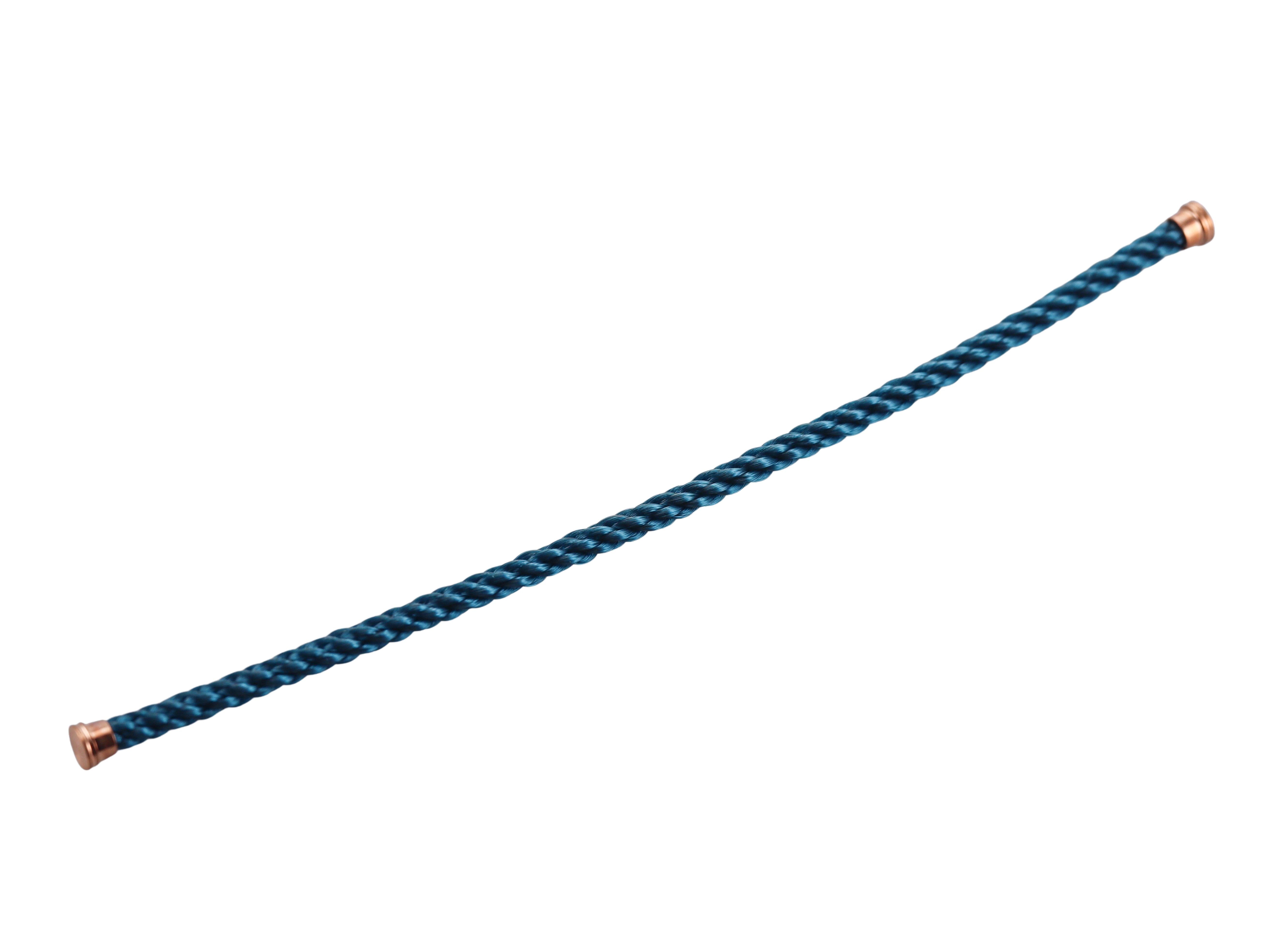 Fred Force 10 Bracelet Teal Blue Cable Large QA-144700