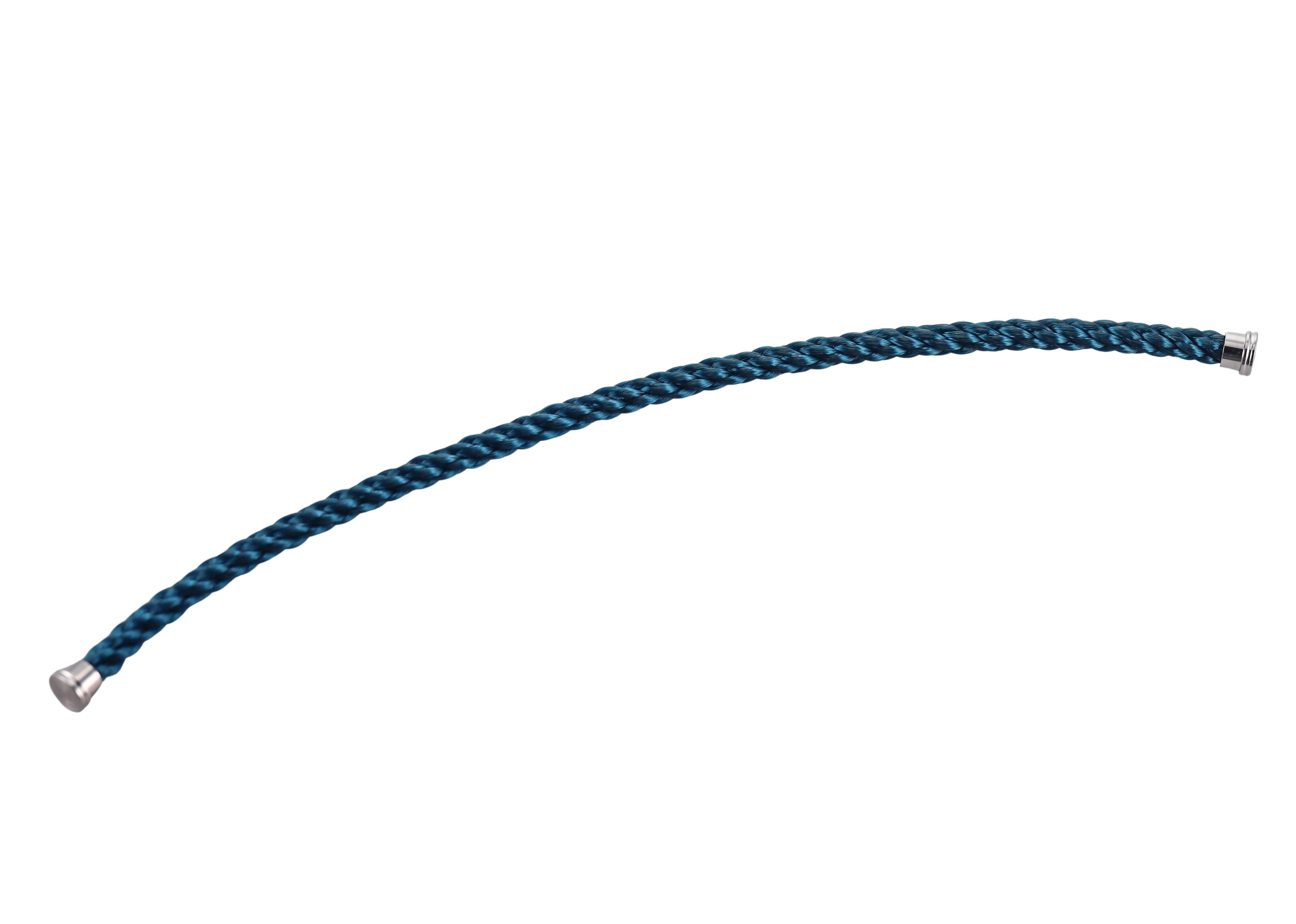 Fred Force 10 Bracelet Teal Blue Cable Large QA-144700