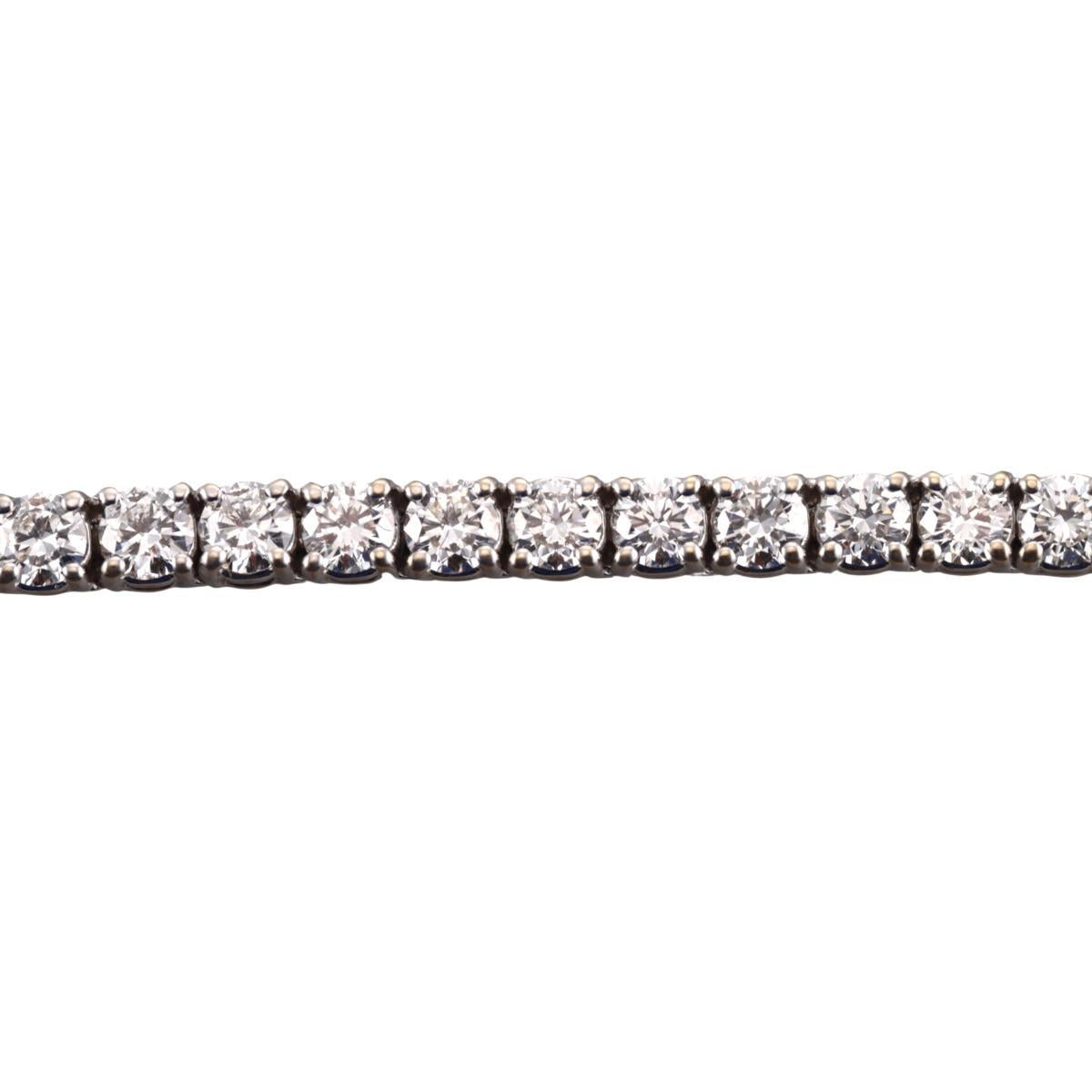 18k Gold 9.75ctw Diamond Tennis Bracelet