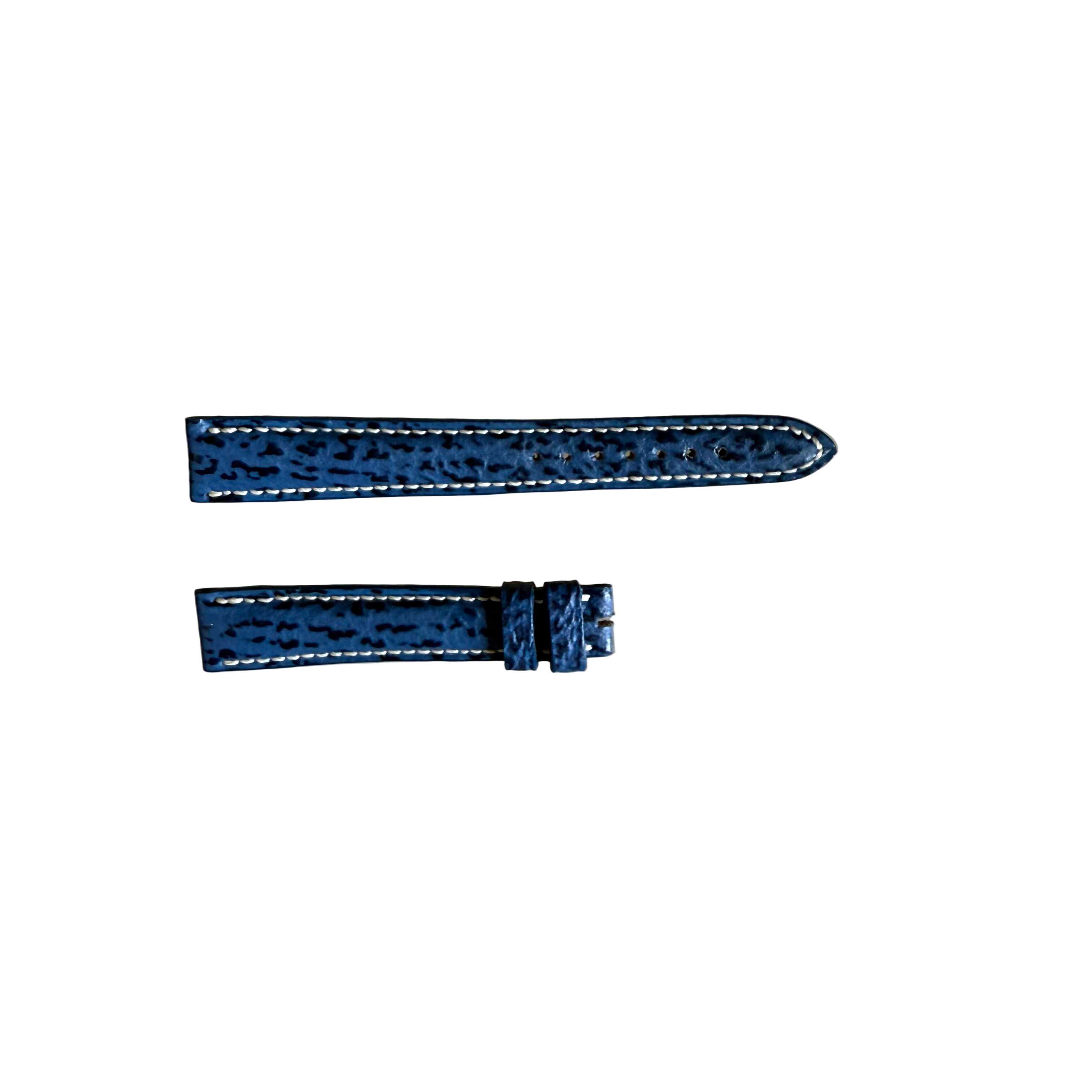 Authentic Breguet Blue Shark Watch Strap Band 14.5mm Padded & Stitched