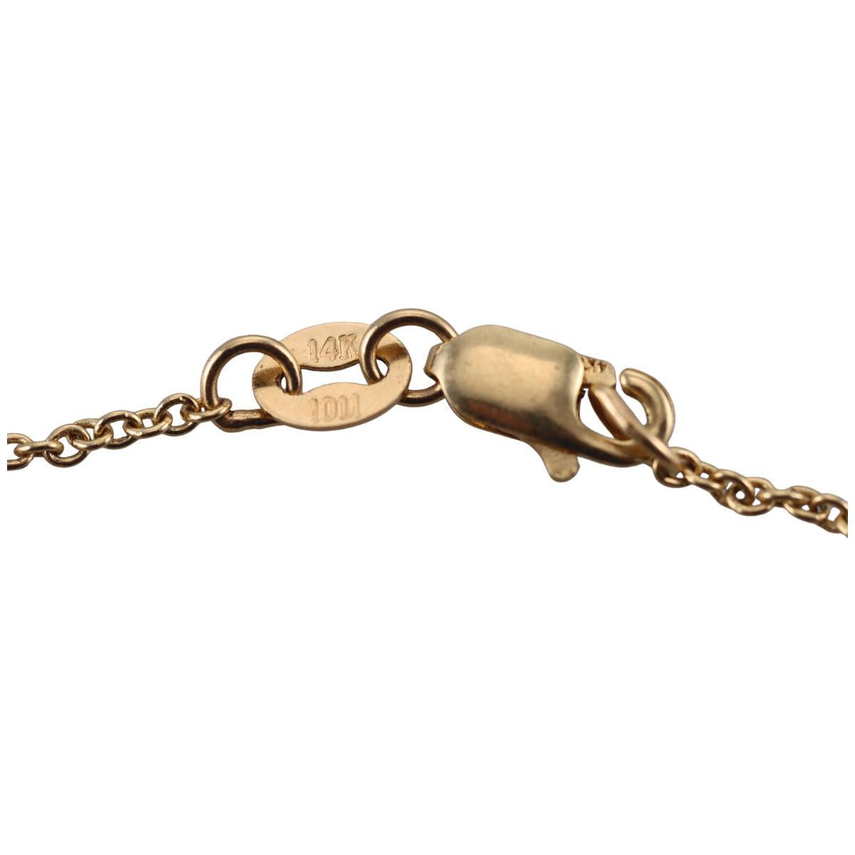 Kabana 14k Gold Diamond MOP Spiny Oyster Pendant Necklace