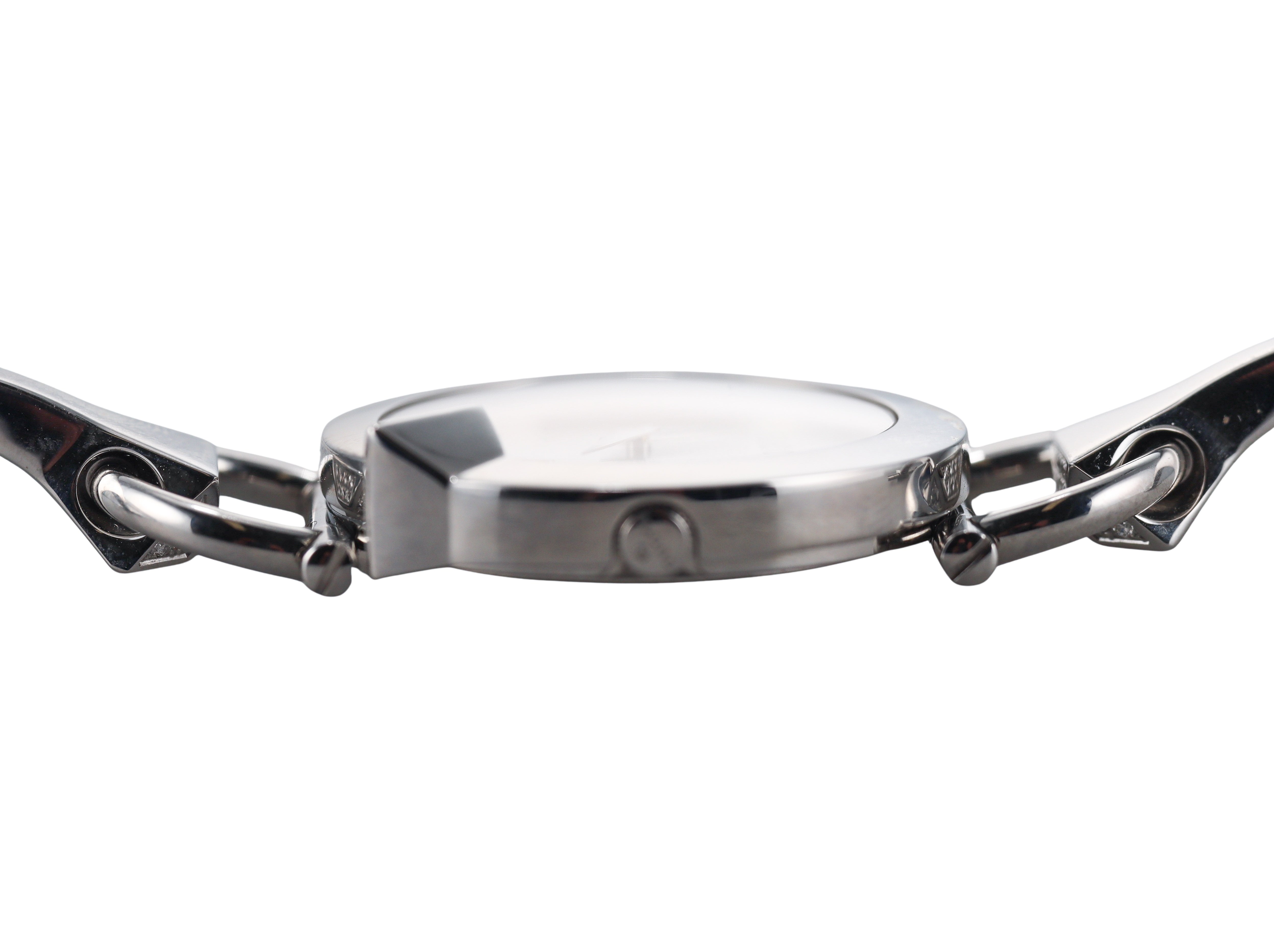 Gucci Chiodo Mother of Pearl Diamond Steel Ladies Watch YA122506