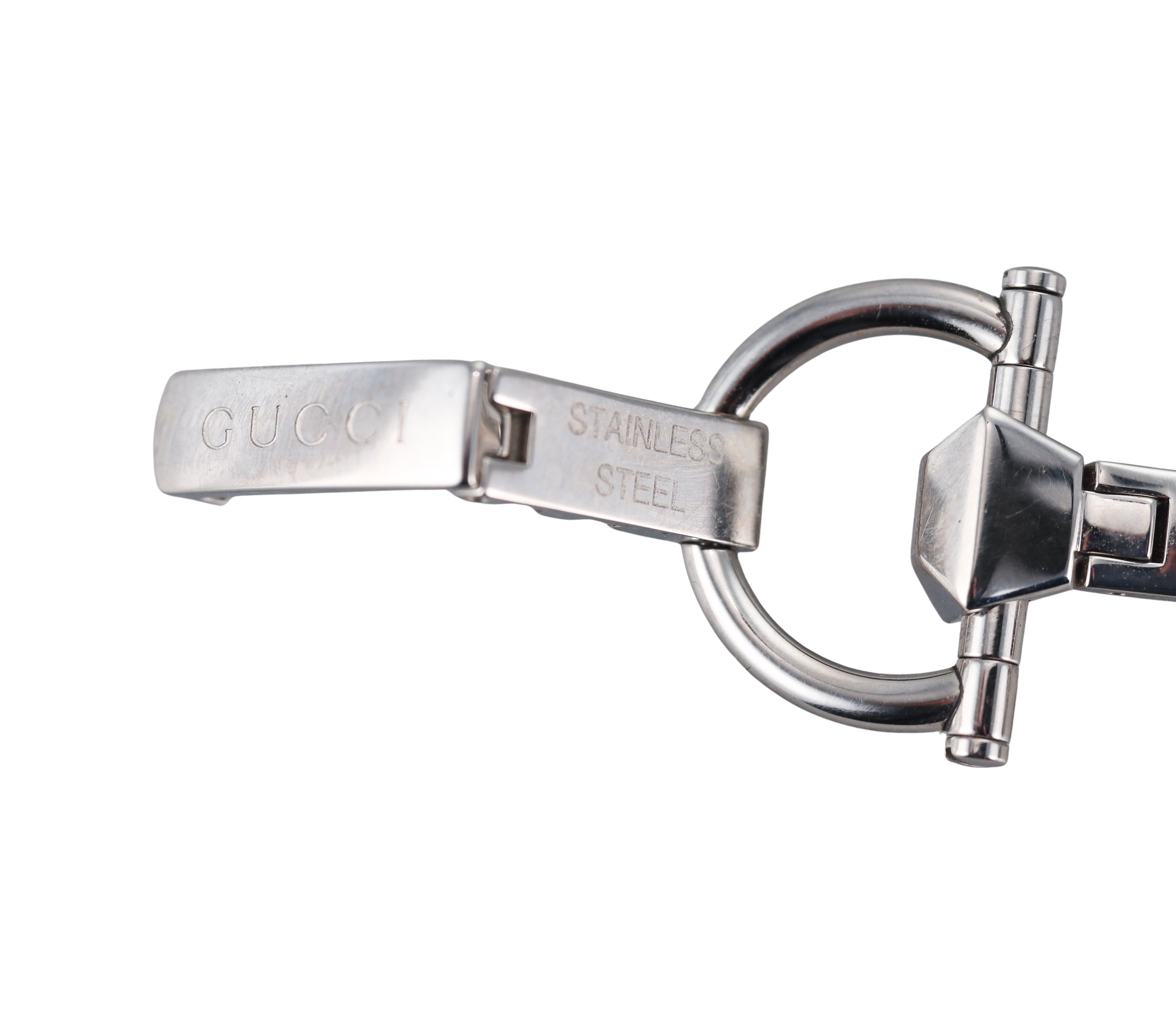 Gucci Chiodo Mother of Pearl Diamond Steel Ladies Watch YA122506