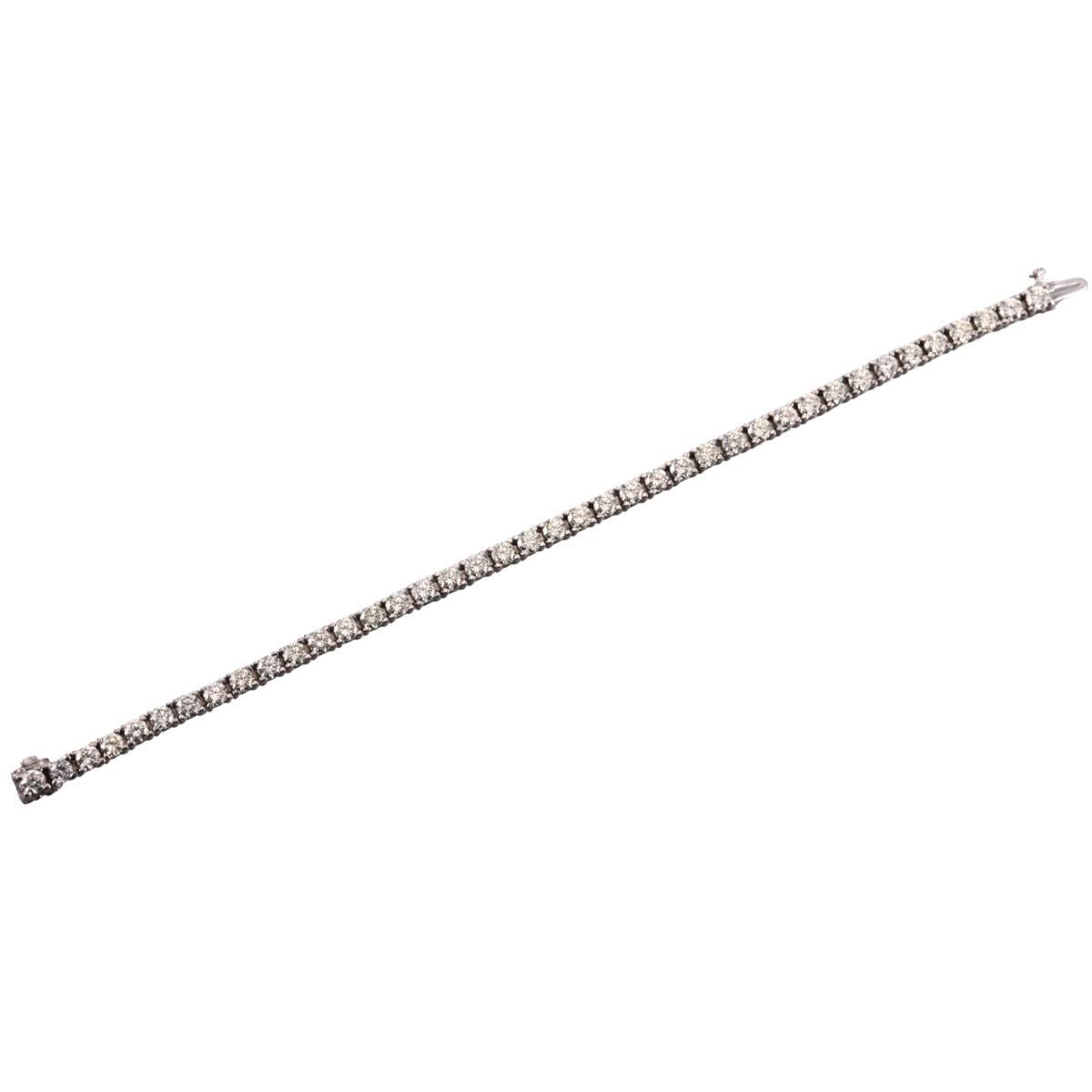 18k Gold 8ctw Diamond Tennis Bracelet