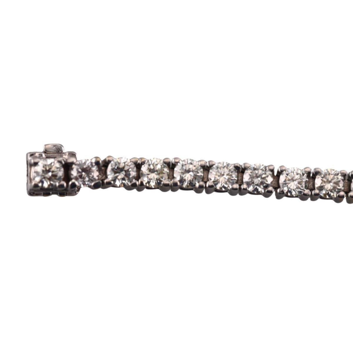 18k Gold 8ctw Diamond Tennis Bracelet