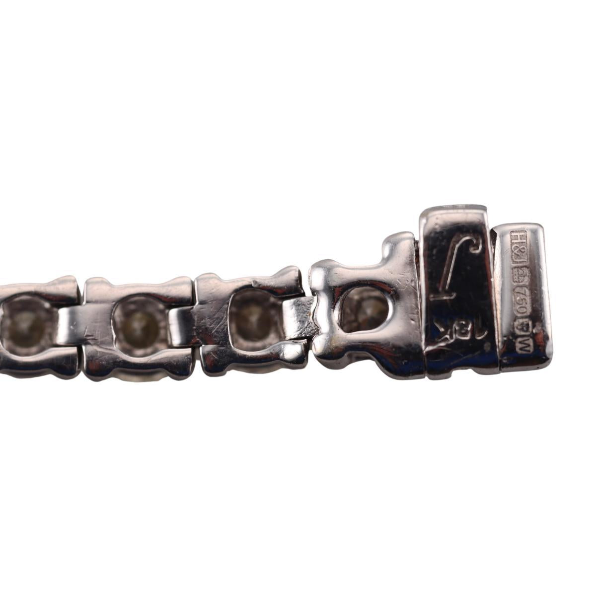 18k Gold 8ctw Diamond Tennis Bracelet