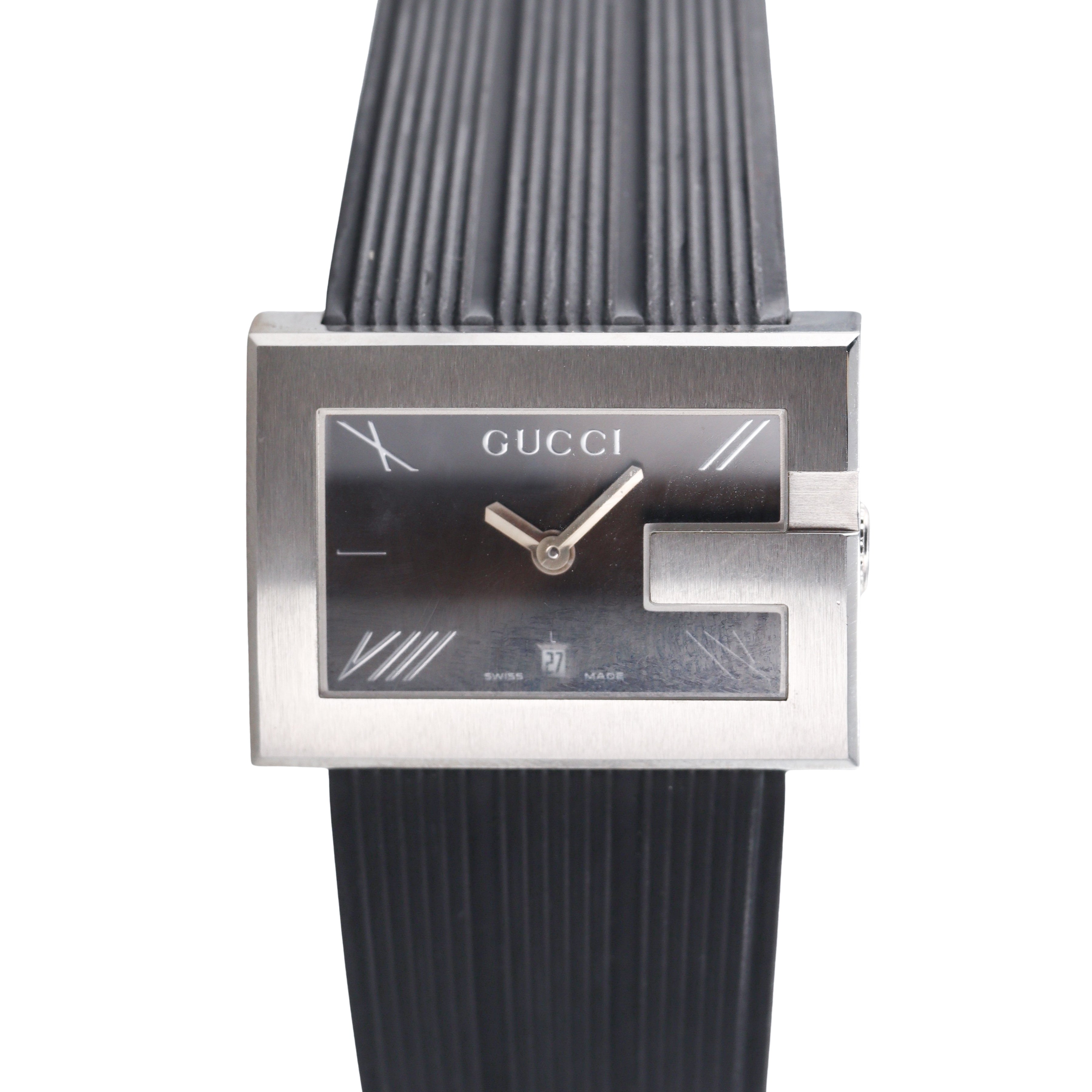Gucci G Rectangle Steel Watch YA100305