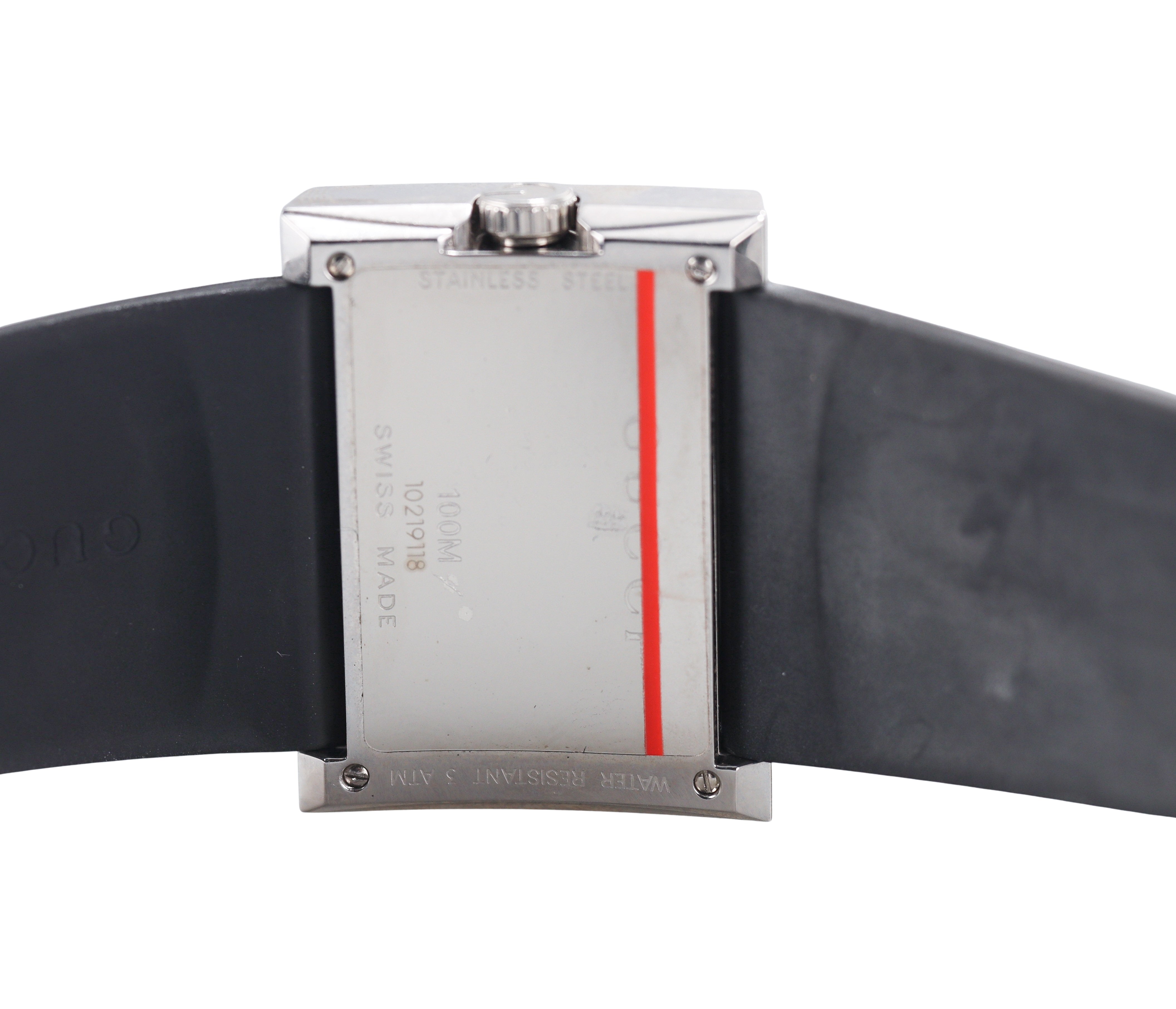 Gucci G Rectangle Steel Watch YA100305