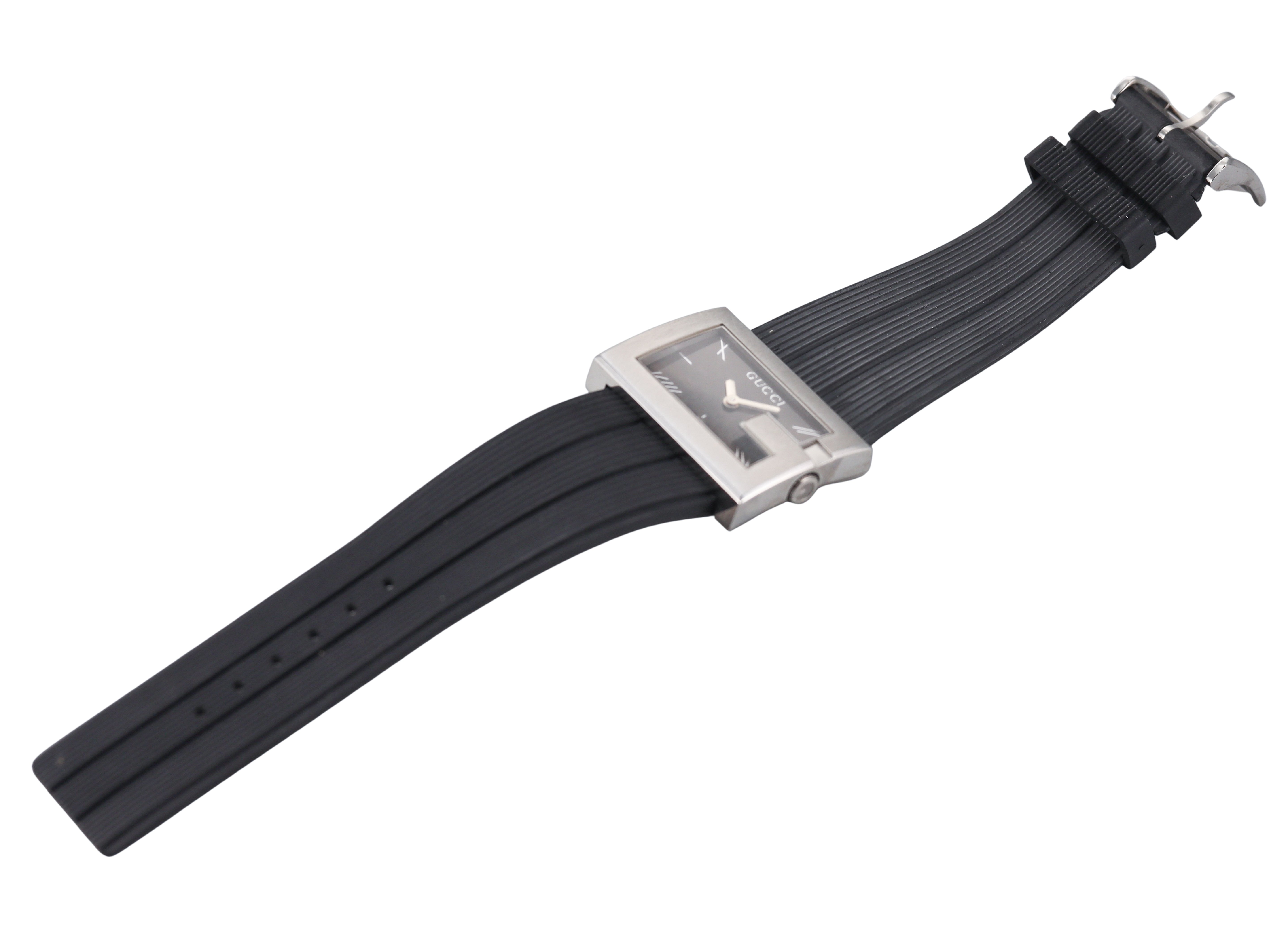 Gucci G Rectangle Steel Watch YA100305