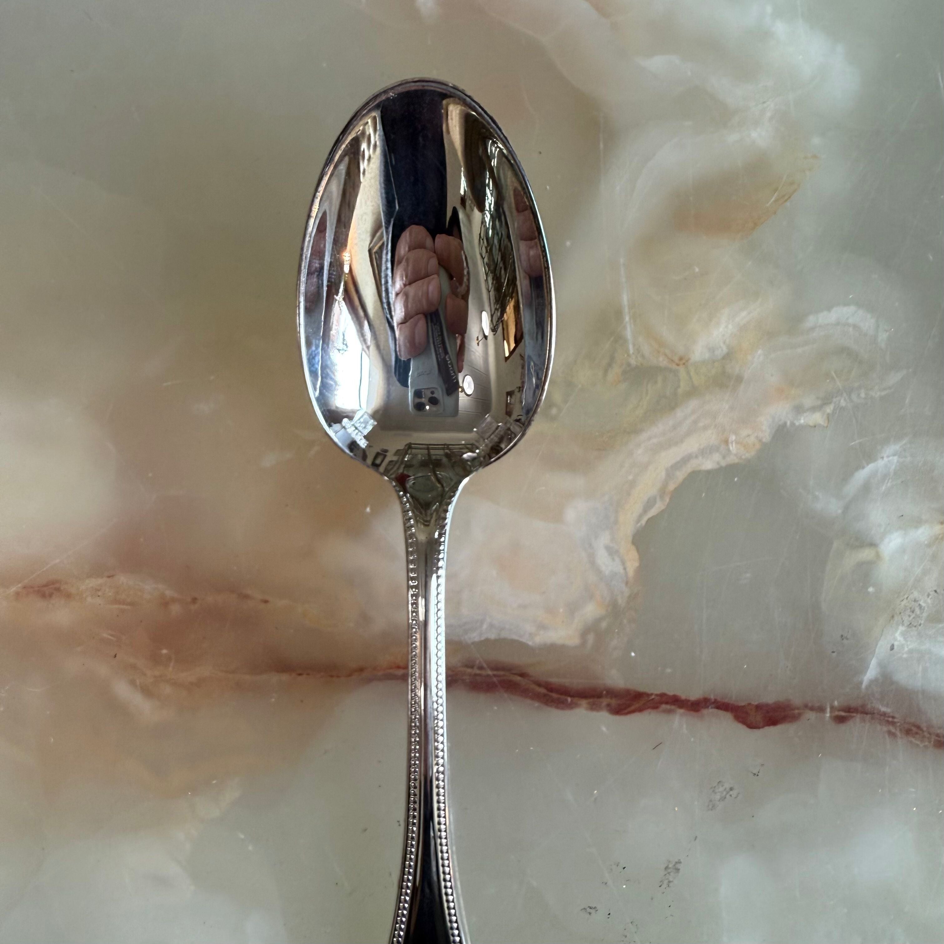 Christofle Perles Silver Plated Teaspoon
