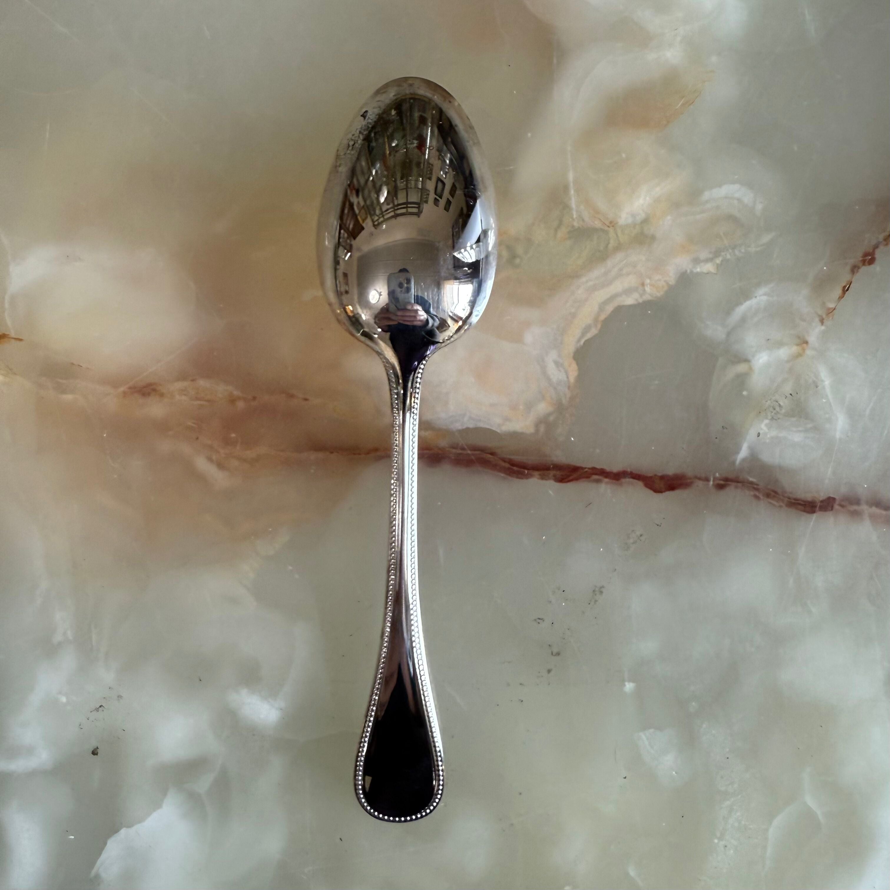Christofle Perles Silver Plated Teaspoon