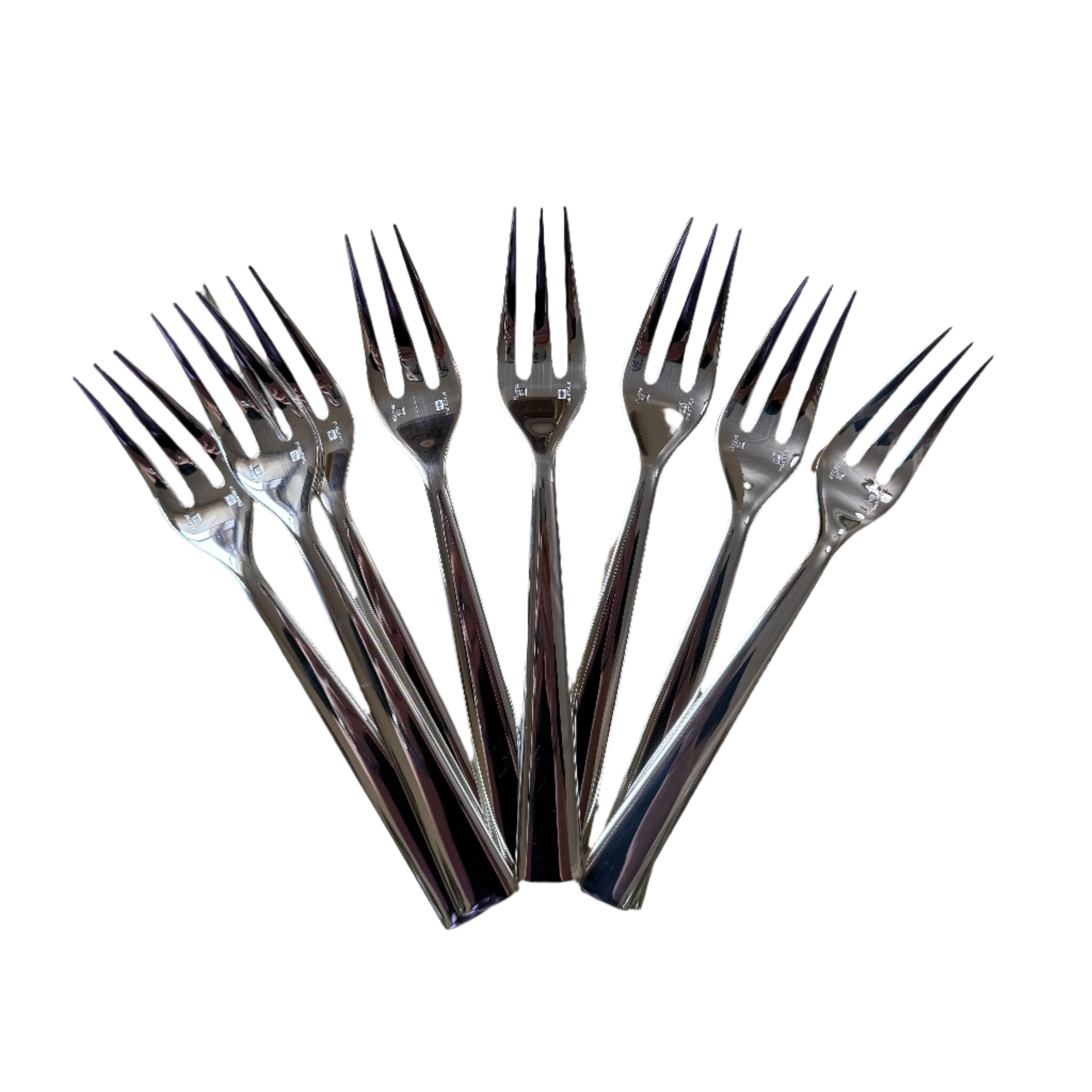 Christofle Vertigo Silver Plated Dinner Fork Set of 8 0051003