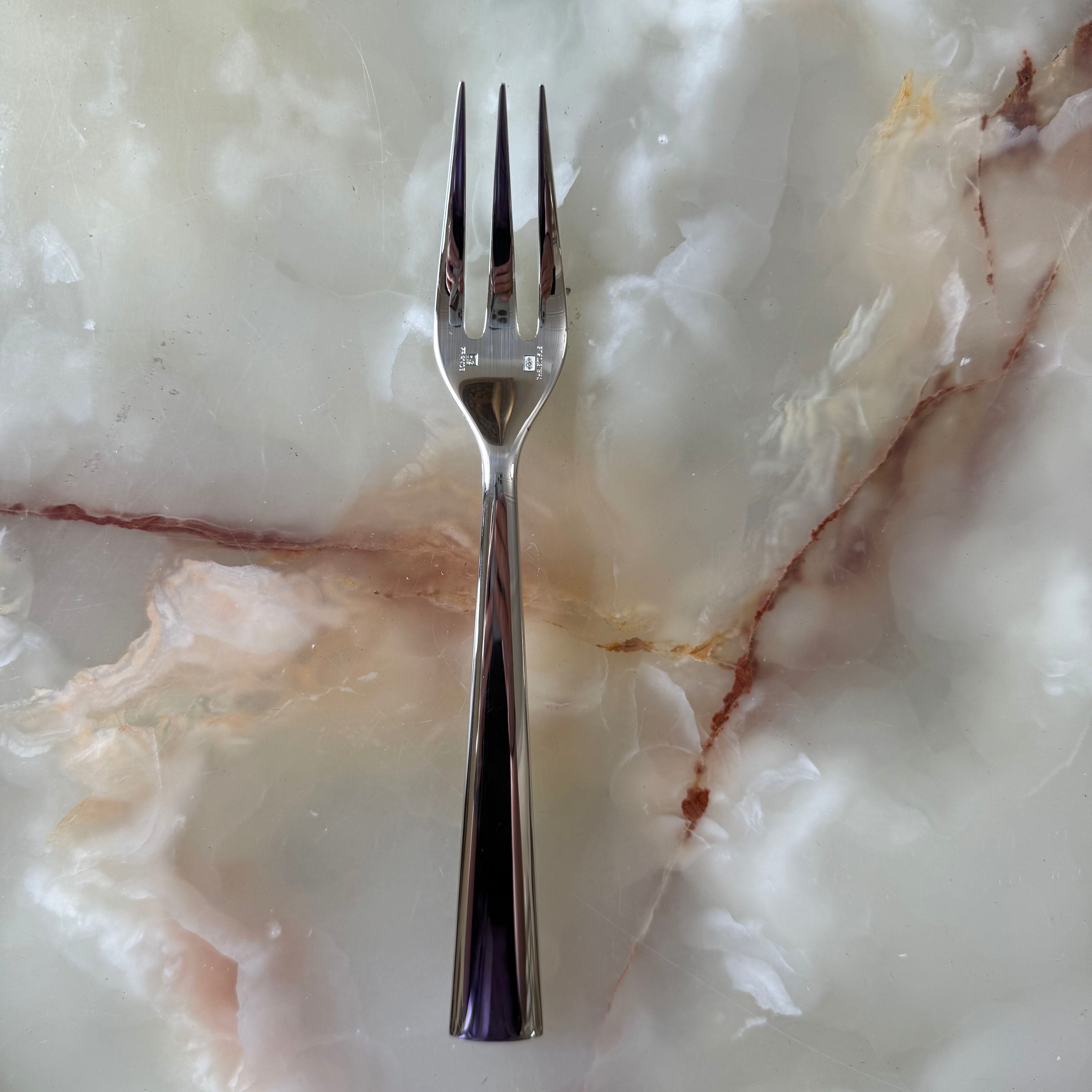 Christofle Vertigo Silver Plated Dinner Fork Set of 8 0051003