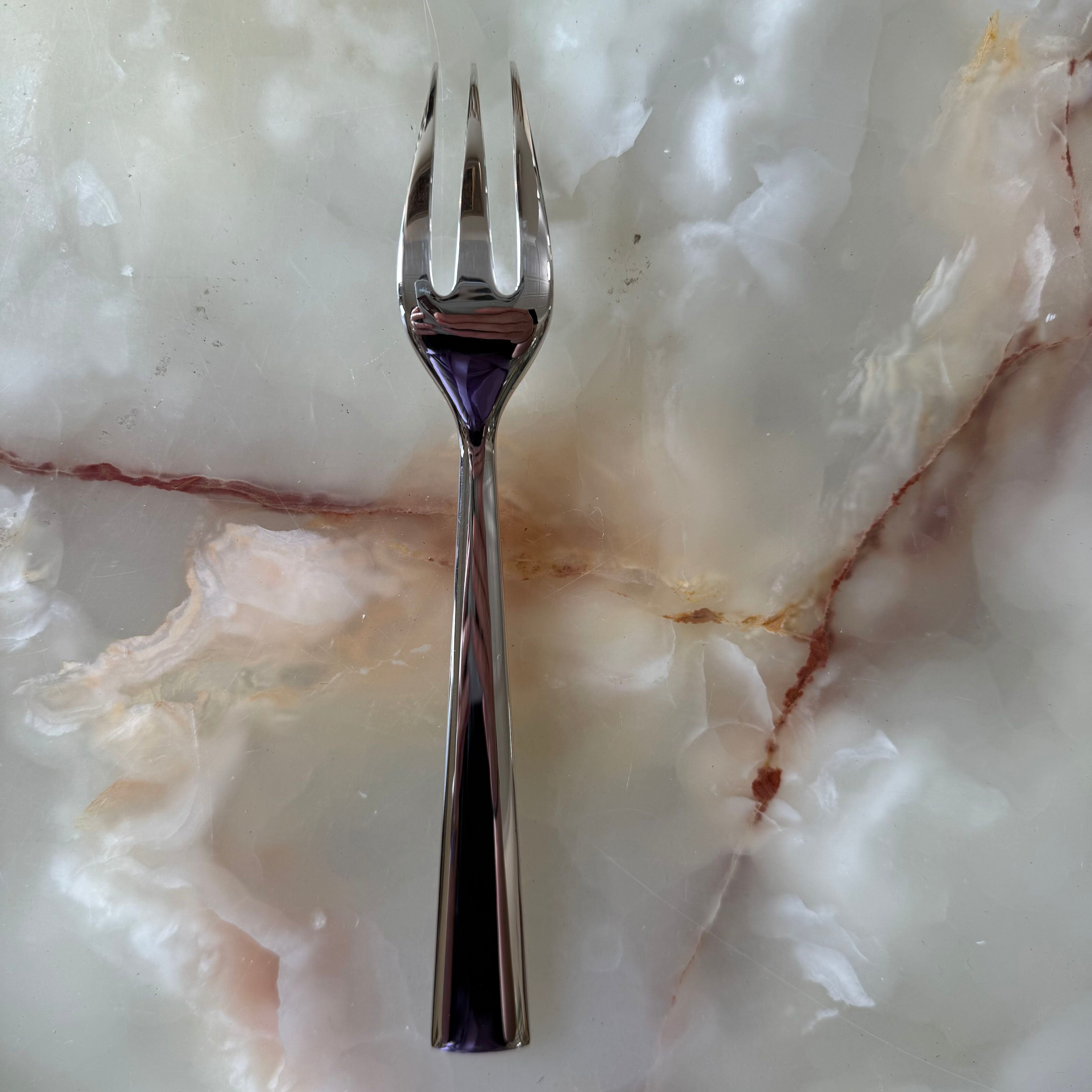 Christofle Vertigo Silver Plated Dinner Fork Set of 8 0051003