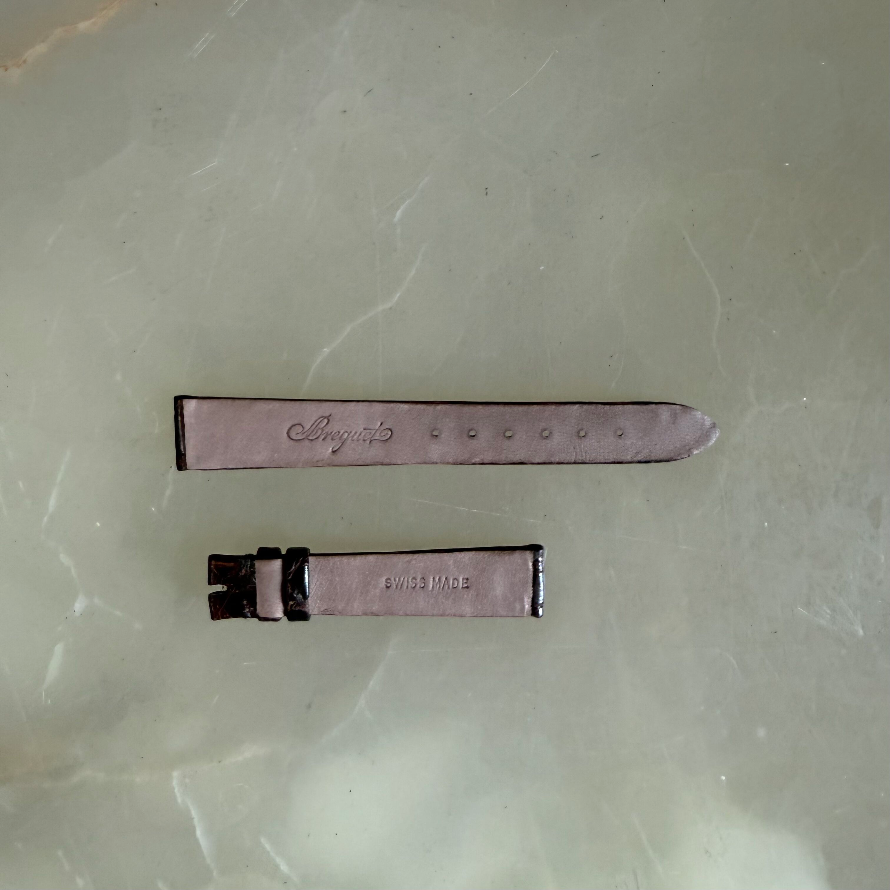 Authentic Breguet Brown Crocodile Watch Strap Band 15mm