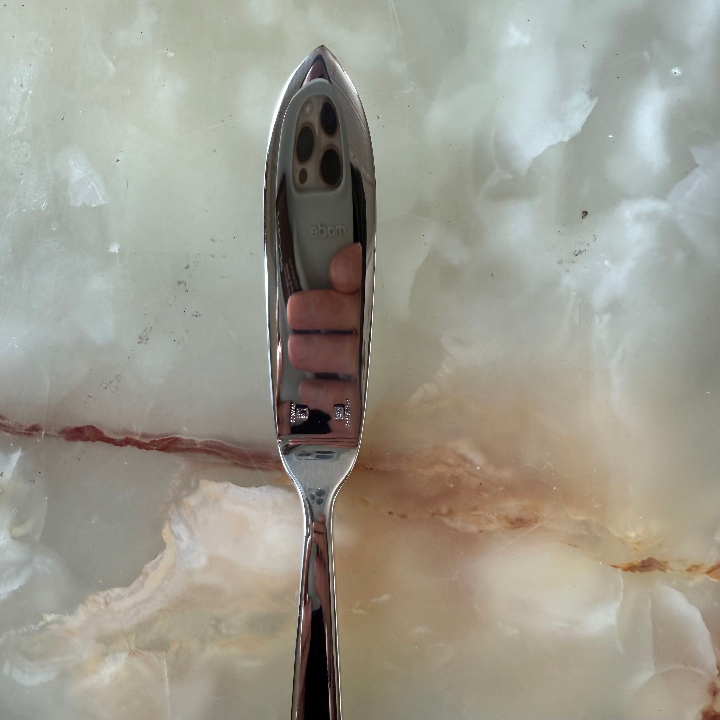 Christofle Vertigo Silver Plated Fish Knife Set of 12 0051020