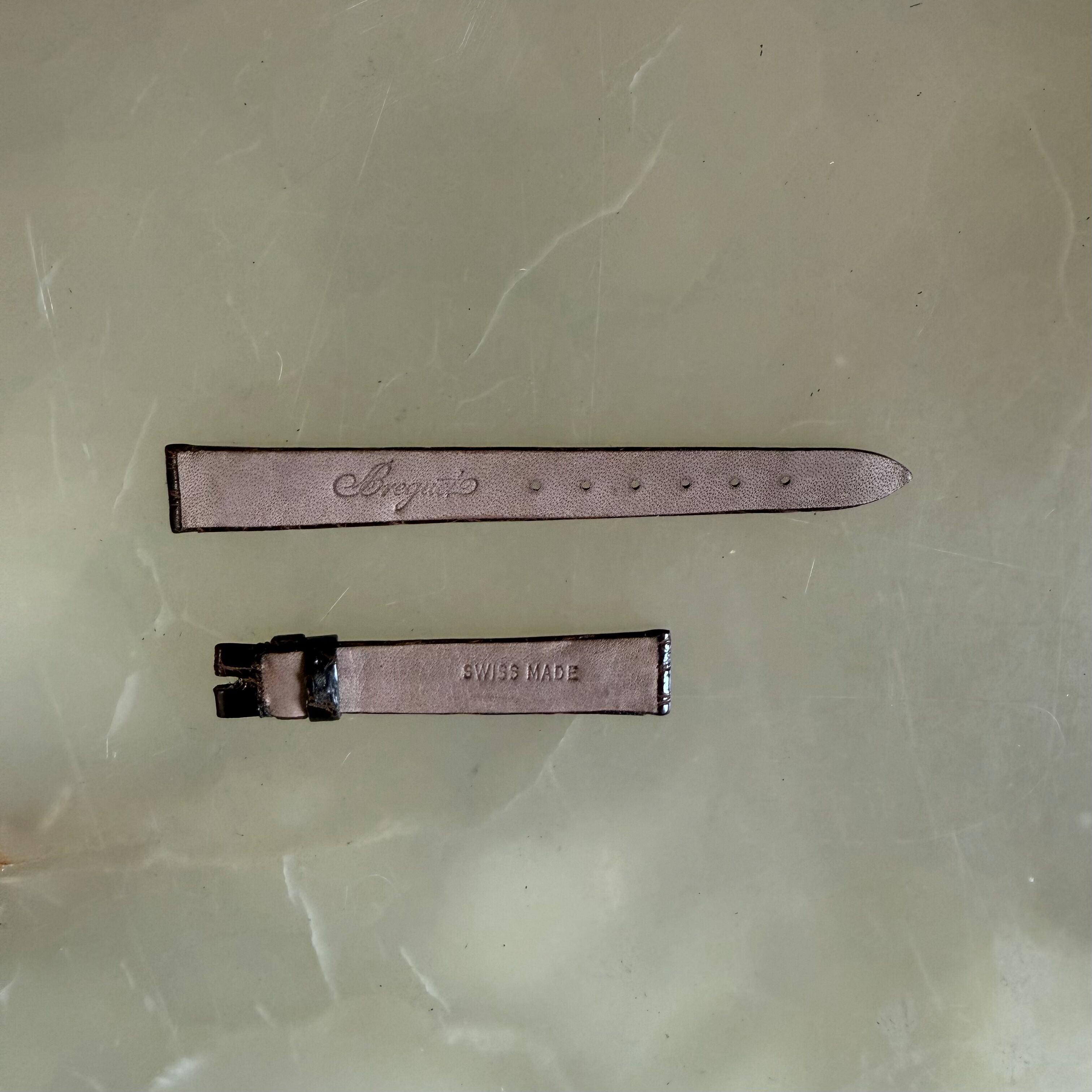 Authentic Breguet Brown Crocodile Watch Strap Band 13mm