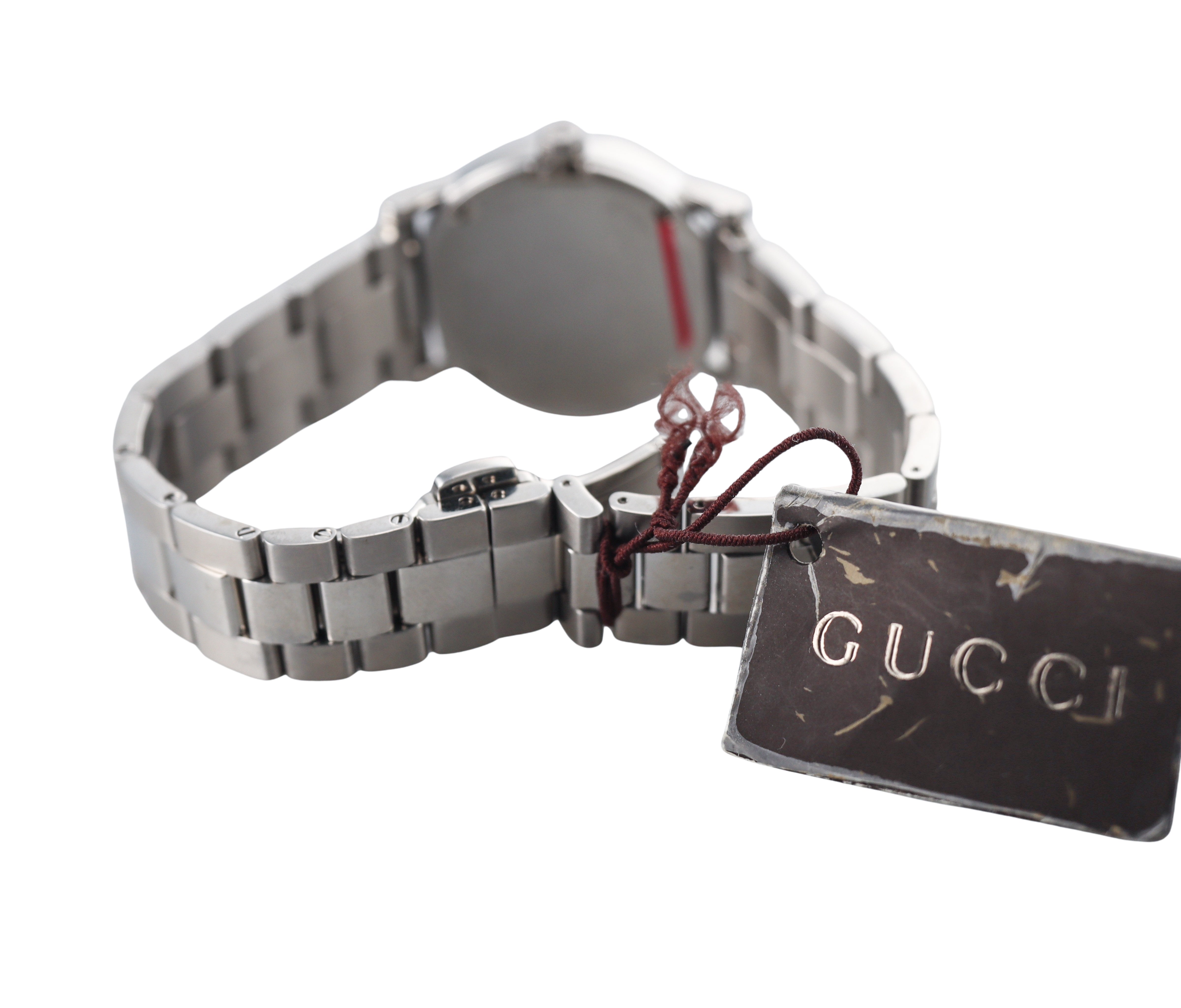Gucci G Classic Black Dial Steel Ladies Watch YA101505