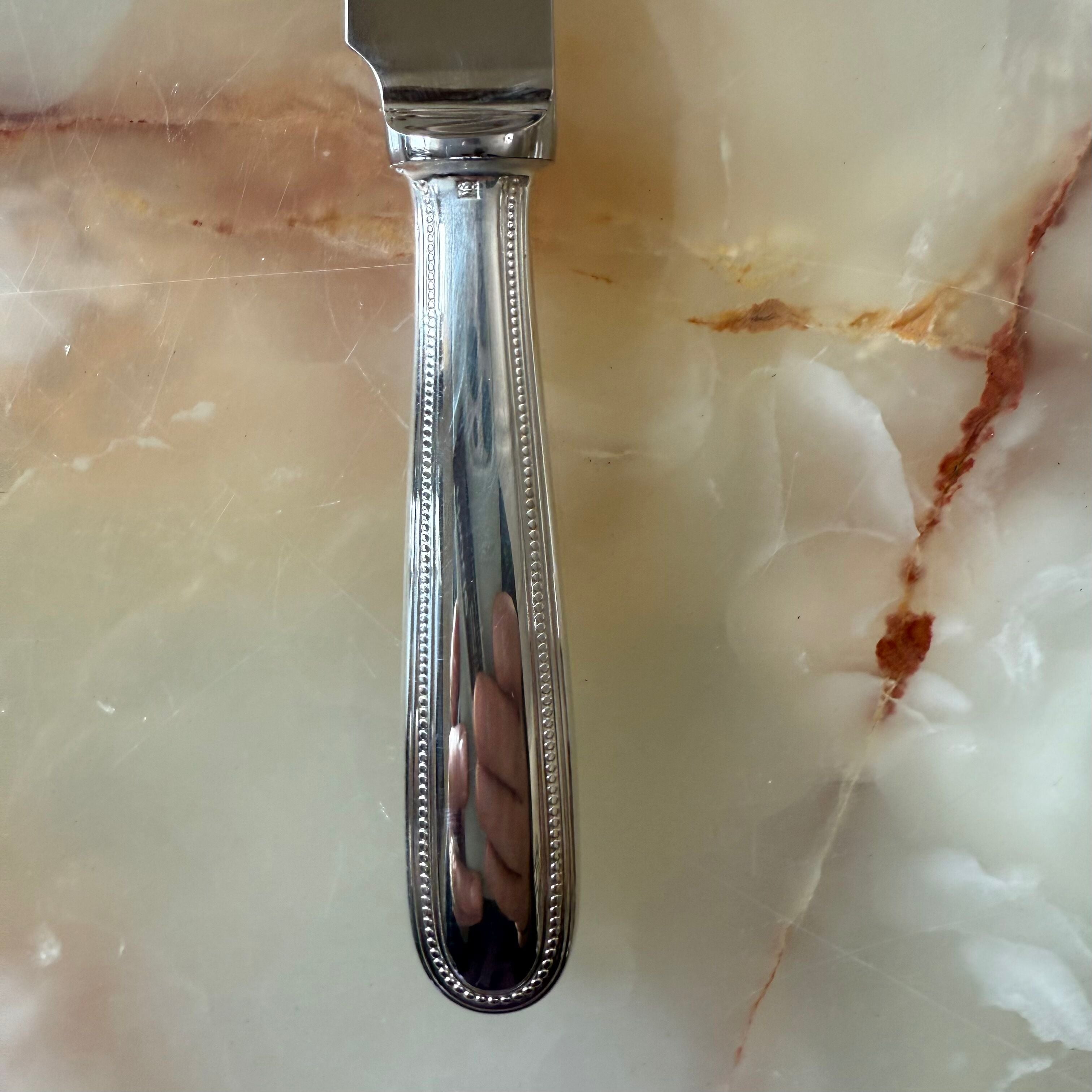 Christofle Perles Silver Plated Fruit Knife Set of 12 0010026