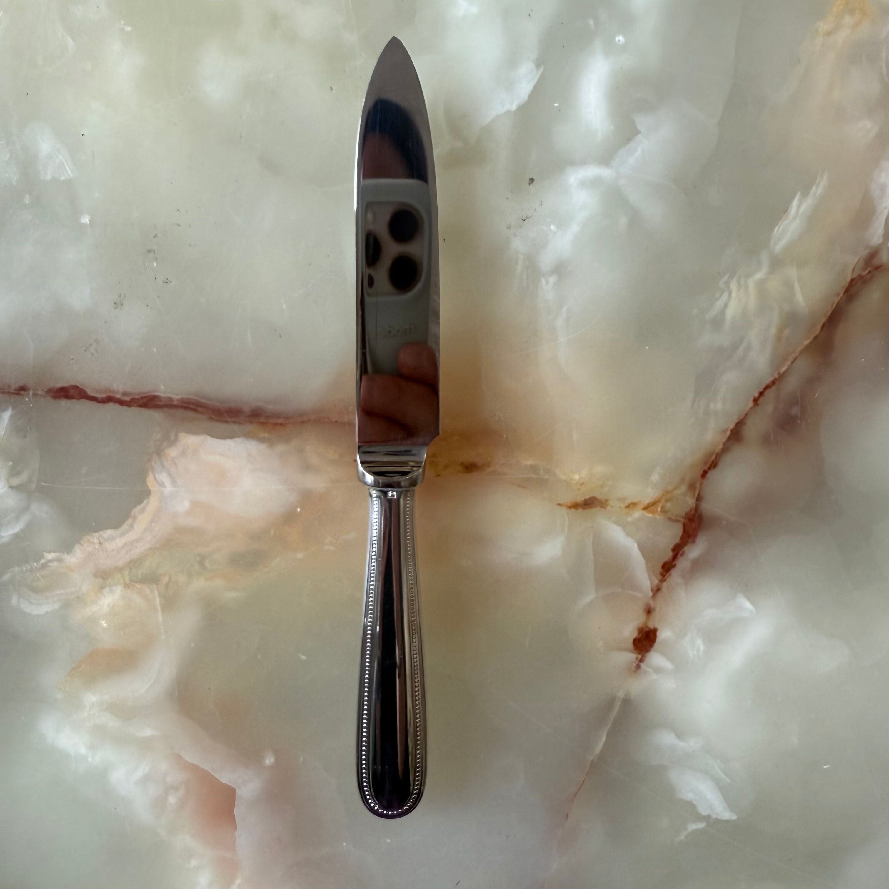 Christofle Perles Silver Plated Fruit Knife Set of 12 0010026