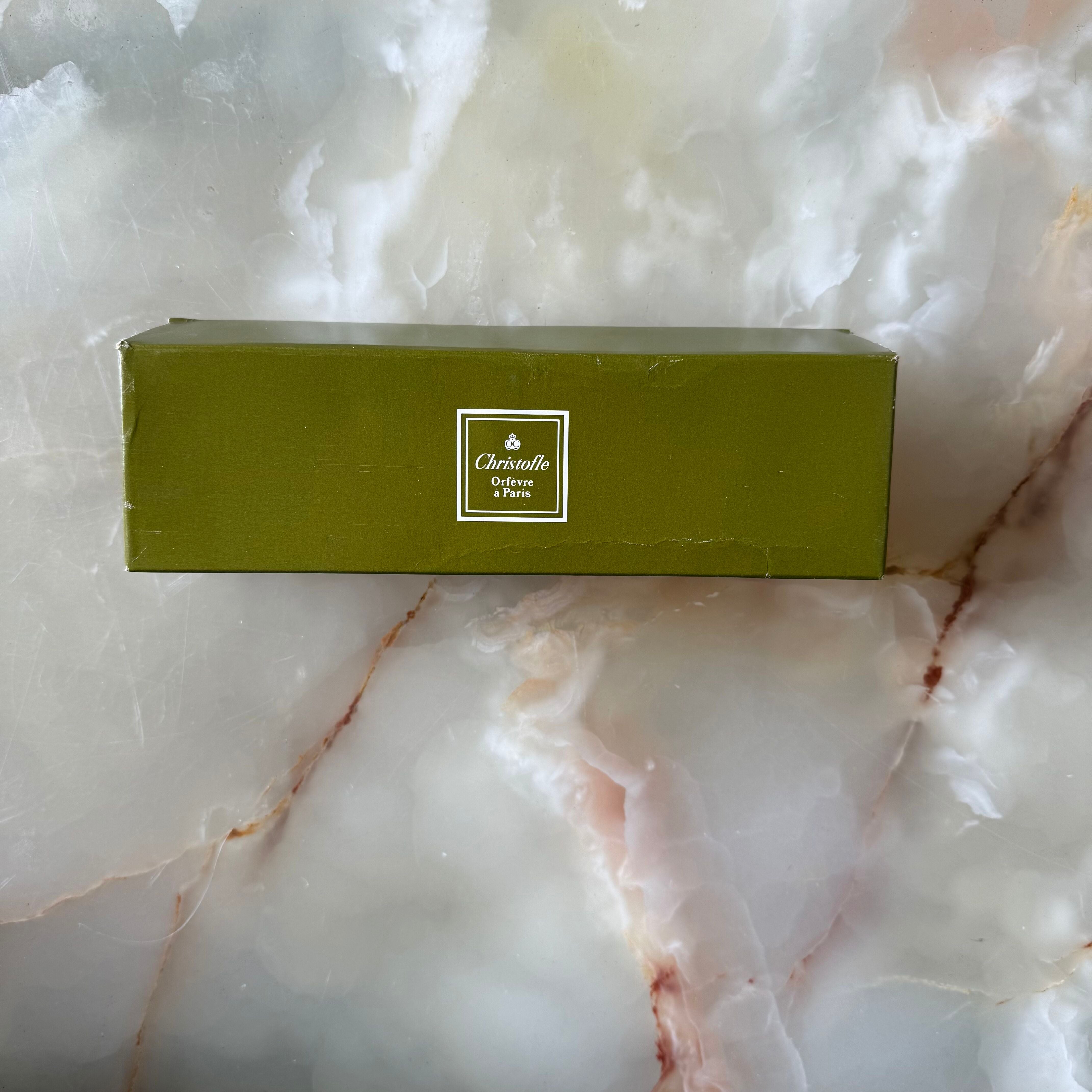 Christofle Perles Silver Plated Fruit Knife Set of 12 0010026