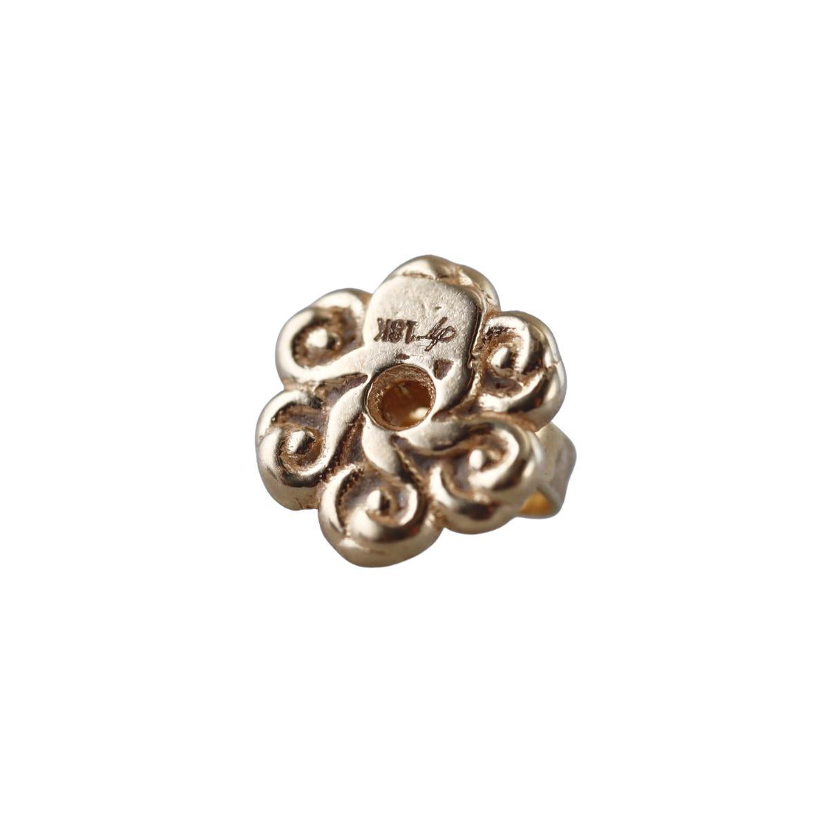 Marli 18k Yellow Gold Diamond Earrings