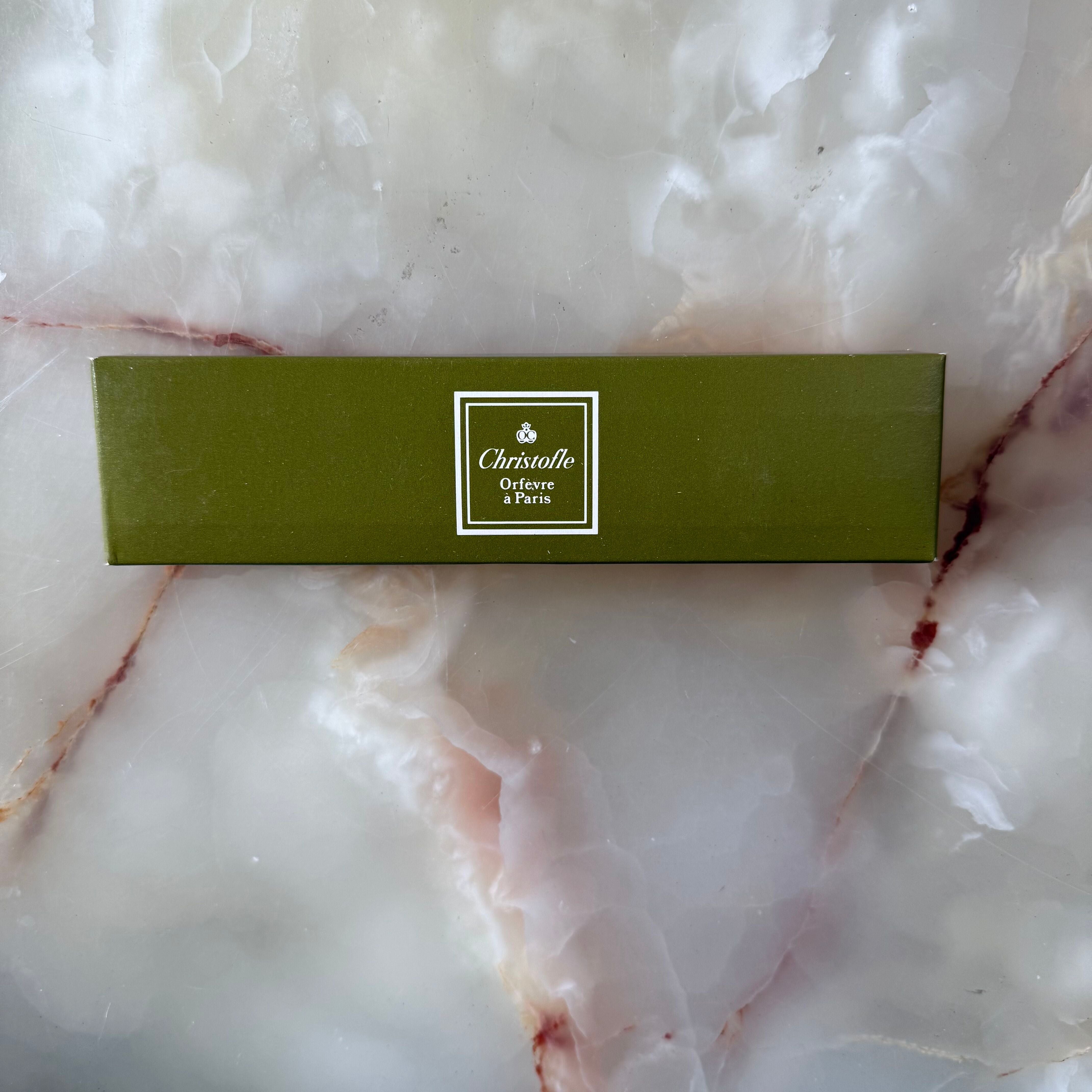 Christofle Perles Silver Plated Cold Meat Fork Small 0010077