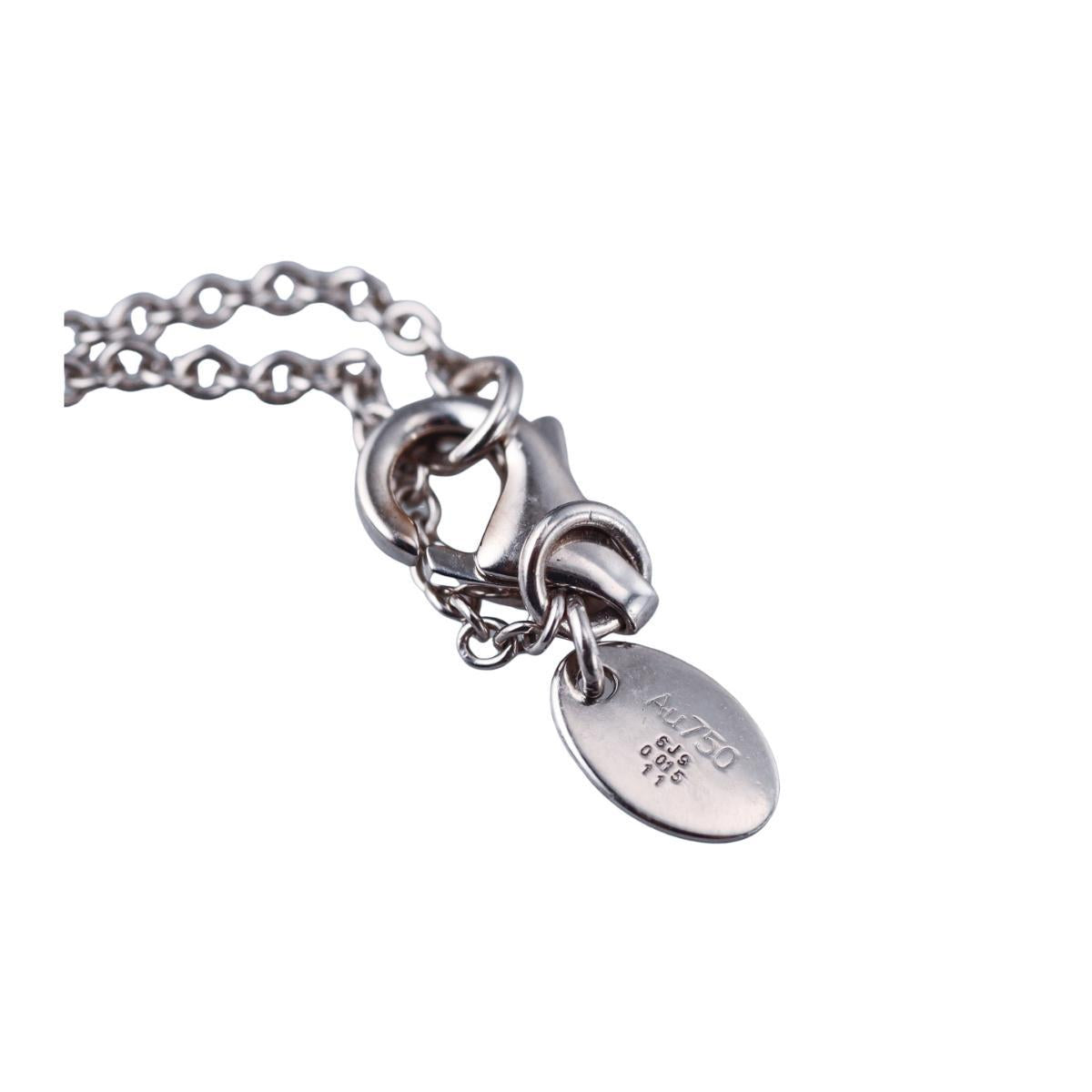 Memoire Essentials 18k Gold Diamond Bar Necklace