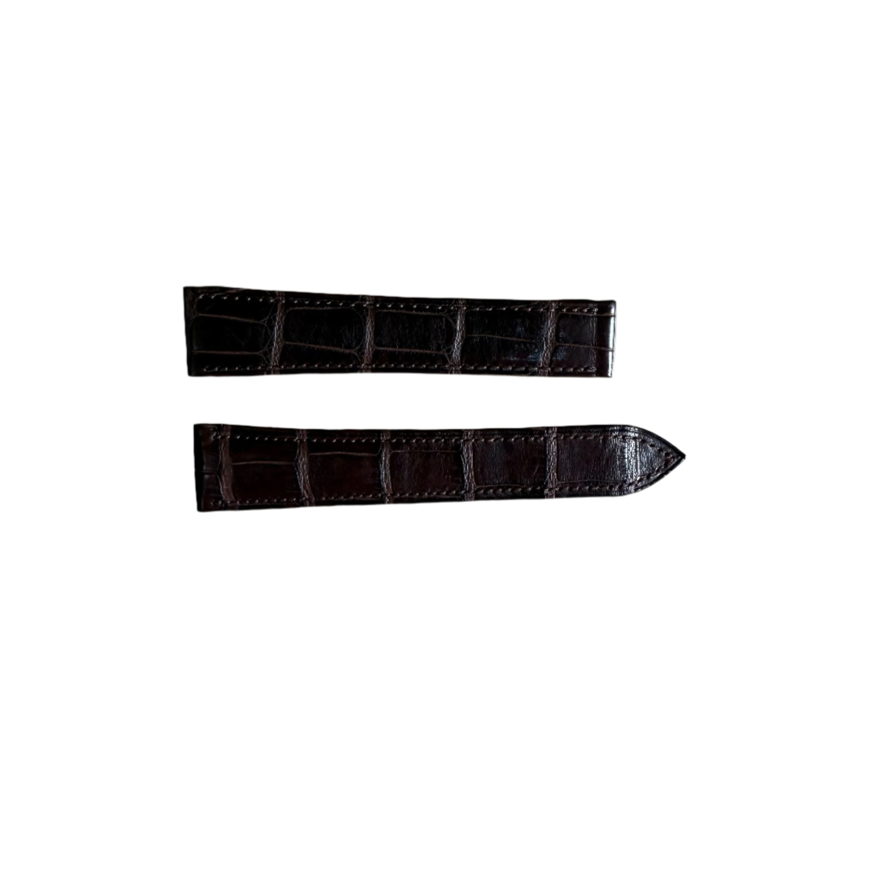 Authentic Bedat & Co Brown Alligator Watch Strap Band 19mm
