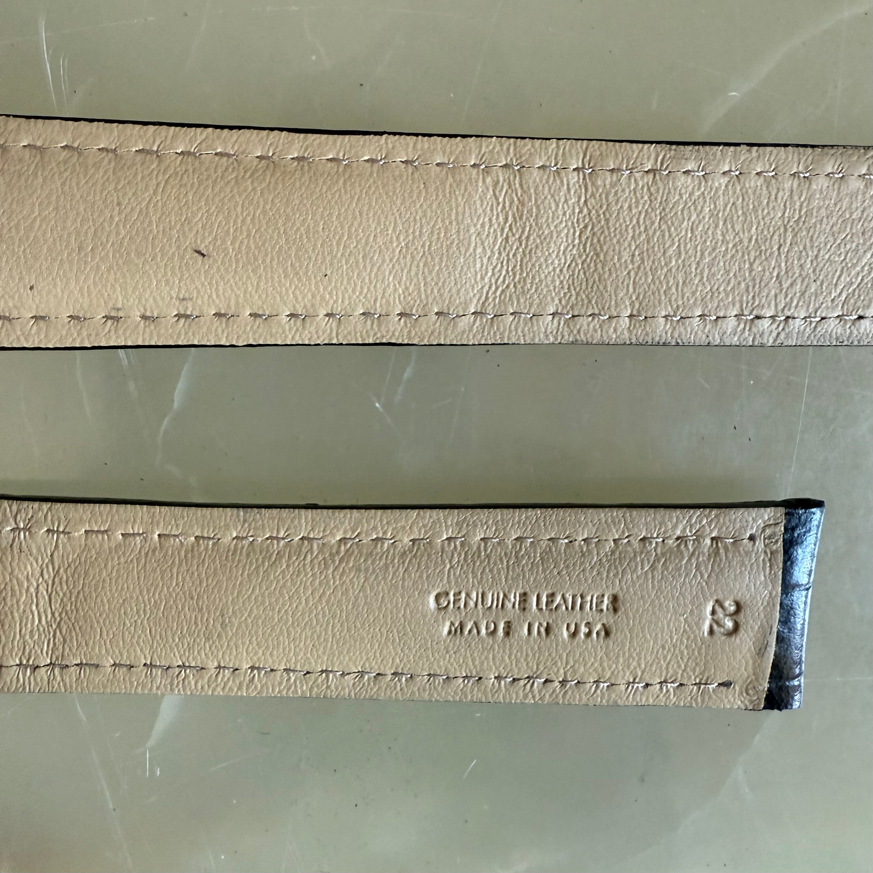Genuine Alligator Watch Strap Band 22mm Padded & Stitched