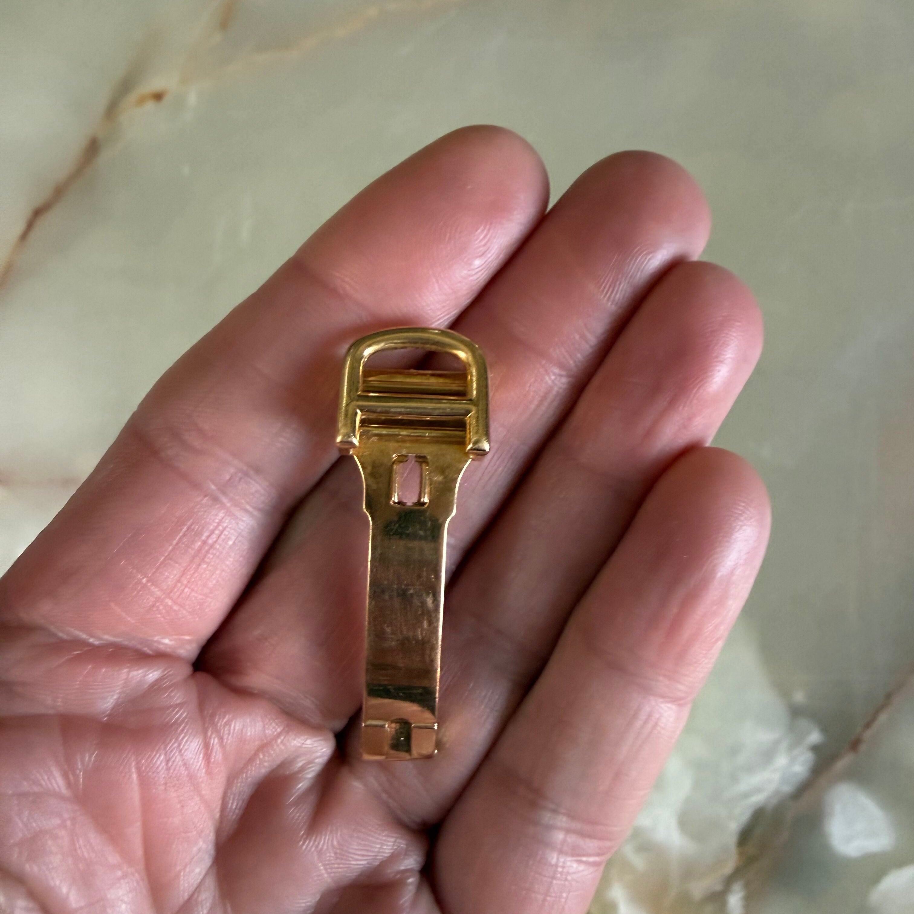 Authentic Cartier 18k Gold 11mm Deployant Clasp Buckle