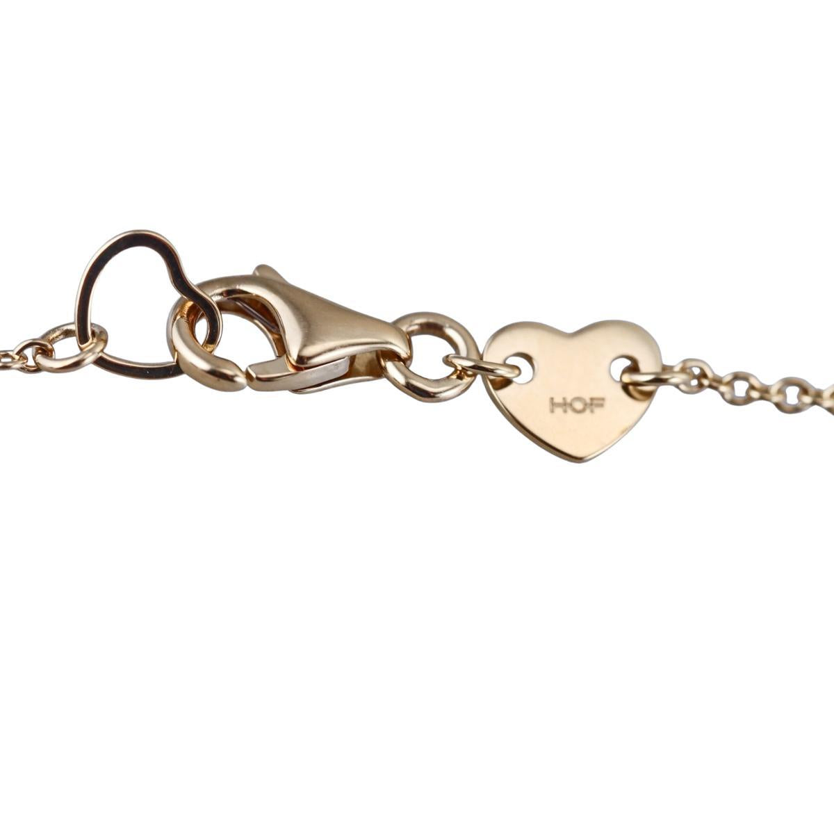 Hearts on Fire Ilia 18k Gold Diamond Square Pendant Necklace