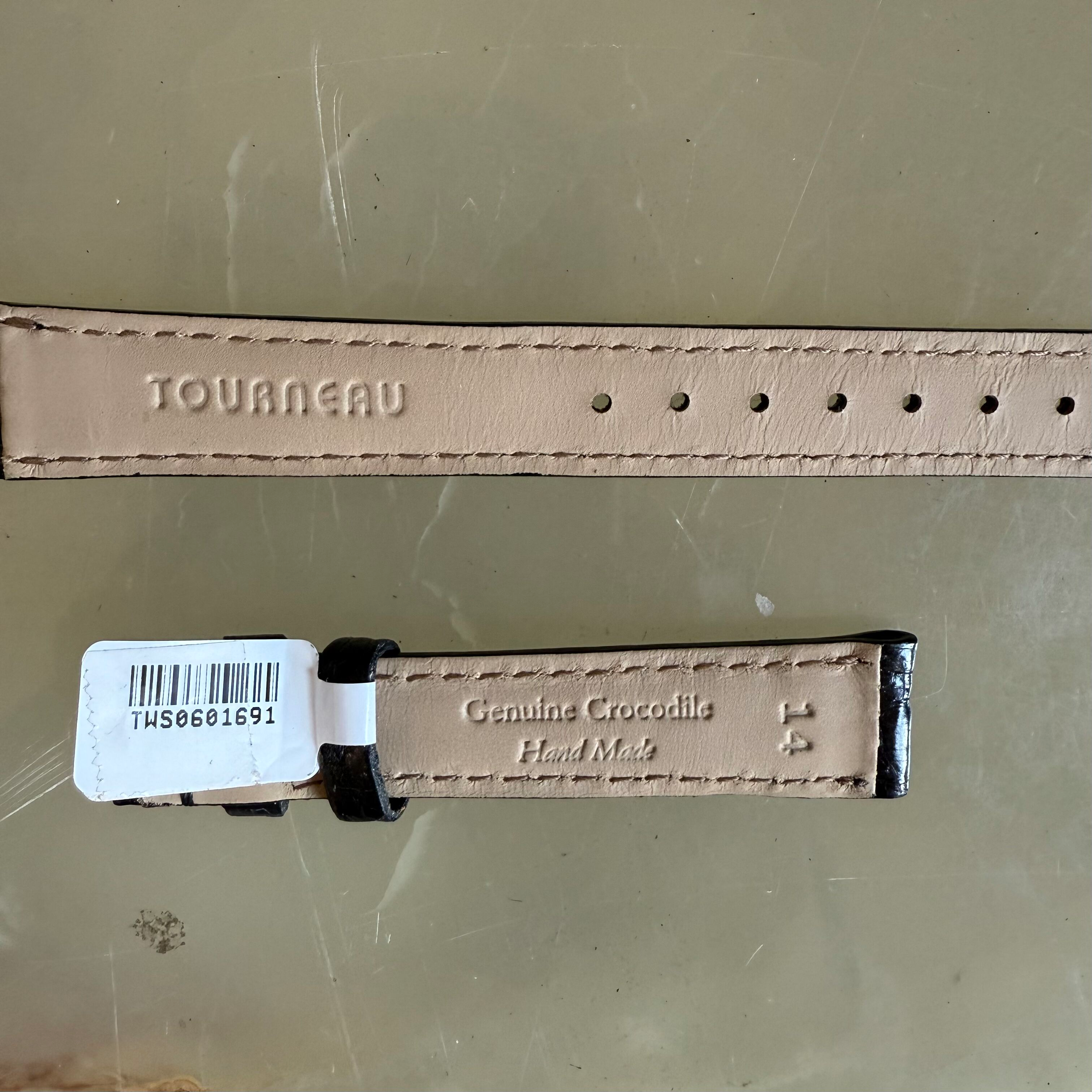 Genuine Alligator Watch Strap Band 14mm Padded & Stitched