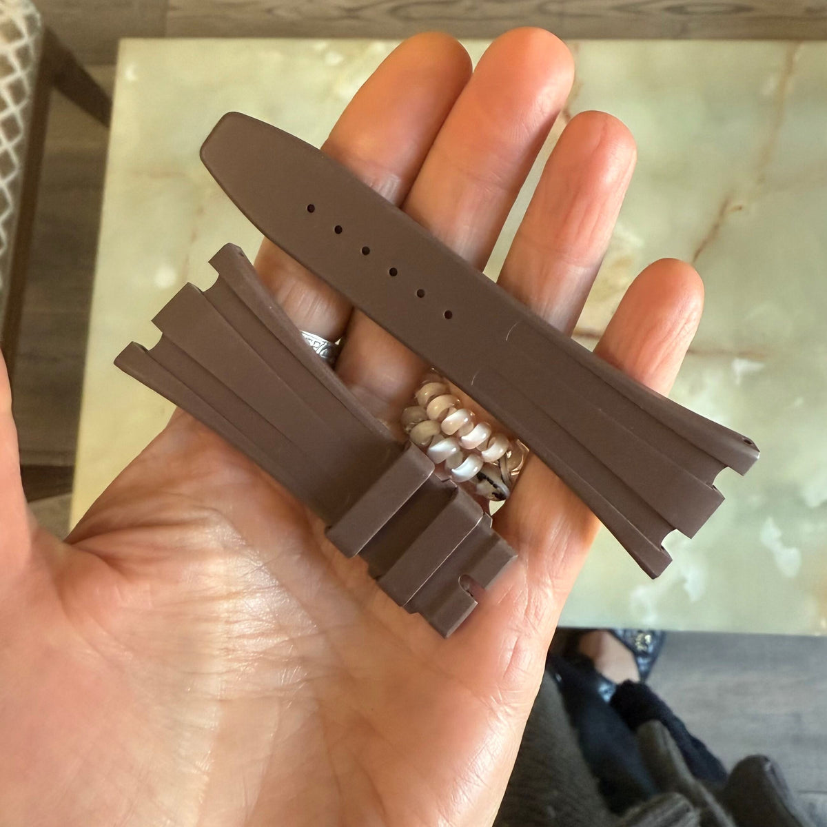 Authentic Audemars Piguet Brown Royal Oak Offshore Watch Strap Band 30mm