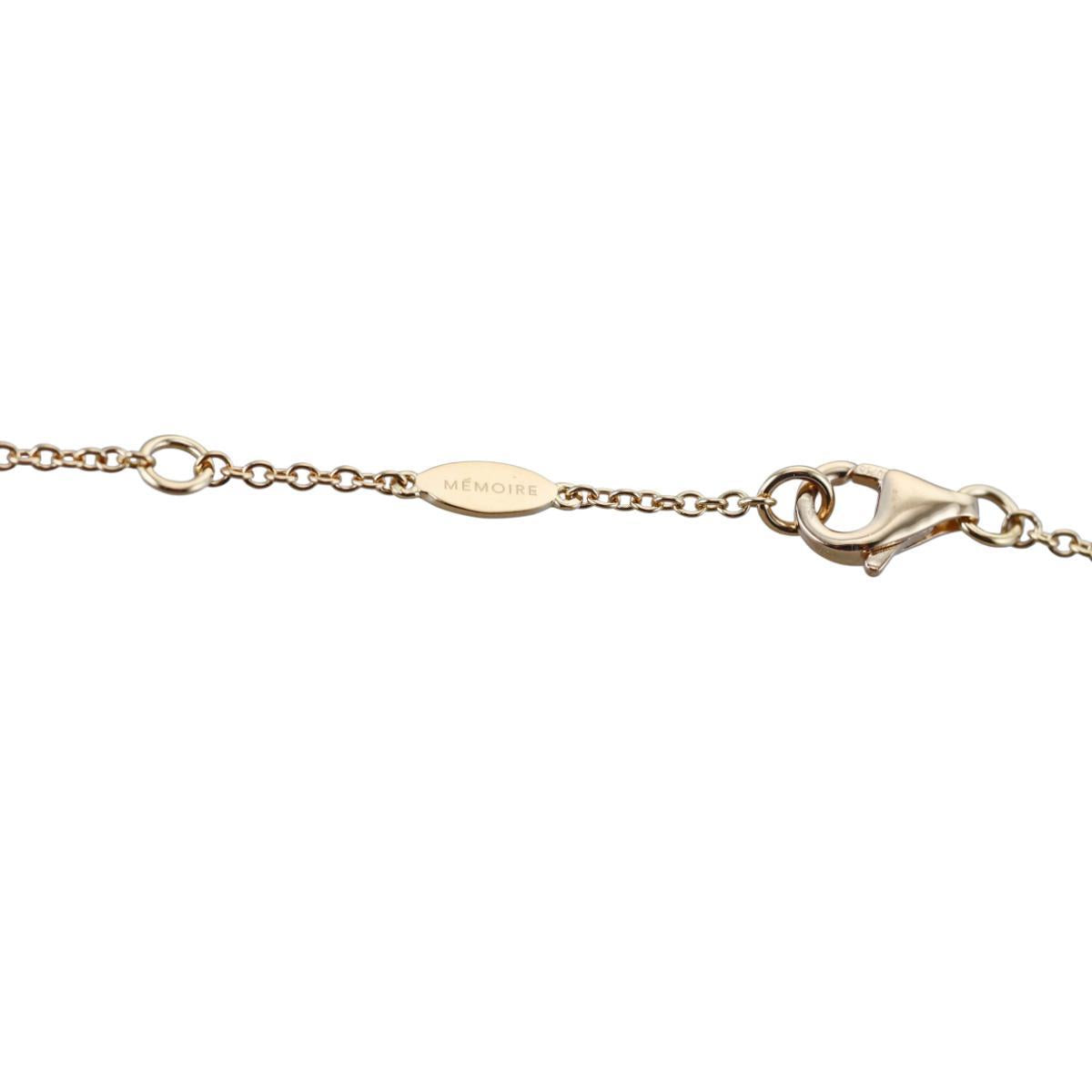 Memoire Luna 18k Gold Diamond Medallion Pendant Necklace