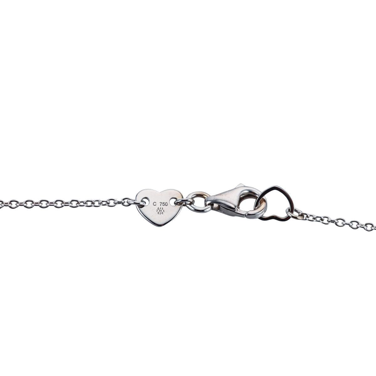 Hearts on Fire Ilia 18k Gold Diamond Clover Pendant Necklace