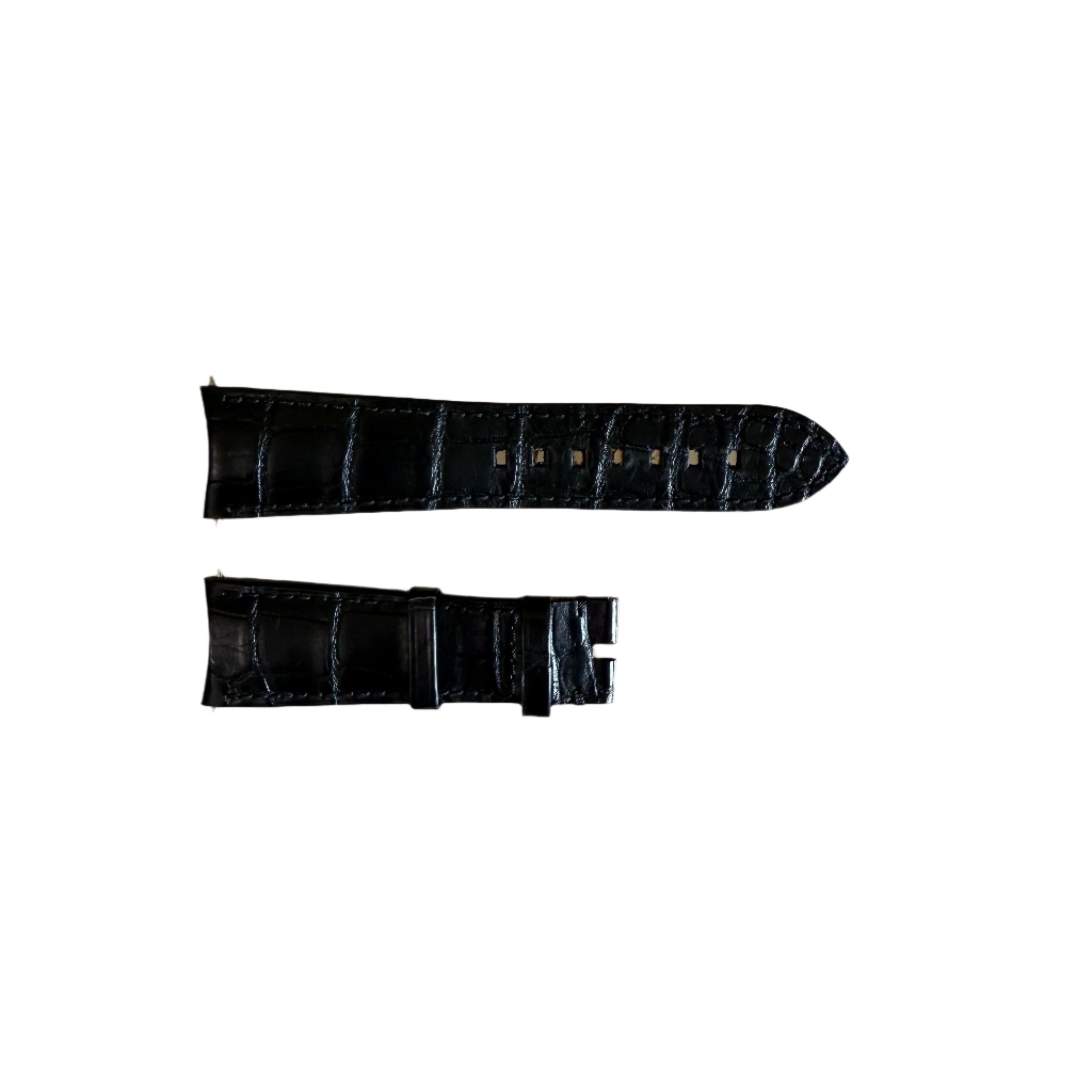 Authentic MB&F Black Alligator Watch Strap Band 24mm