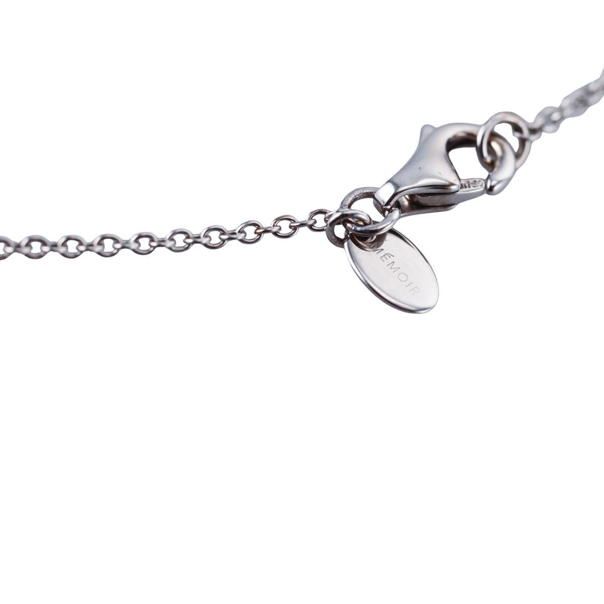 Memoire Vintage Petal 18k Gold Diamond Pendant Necklace