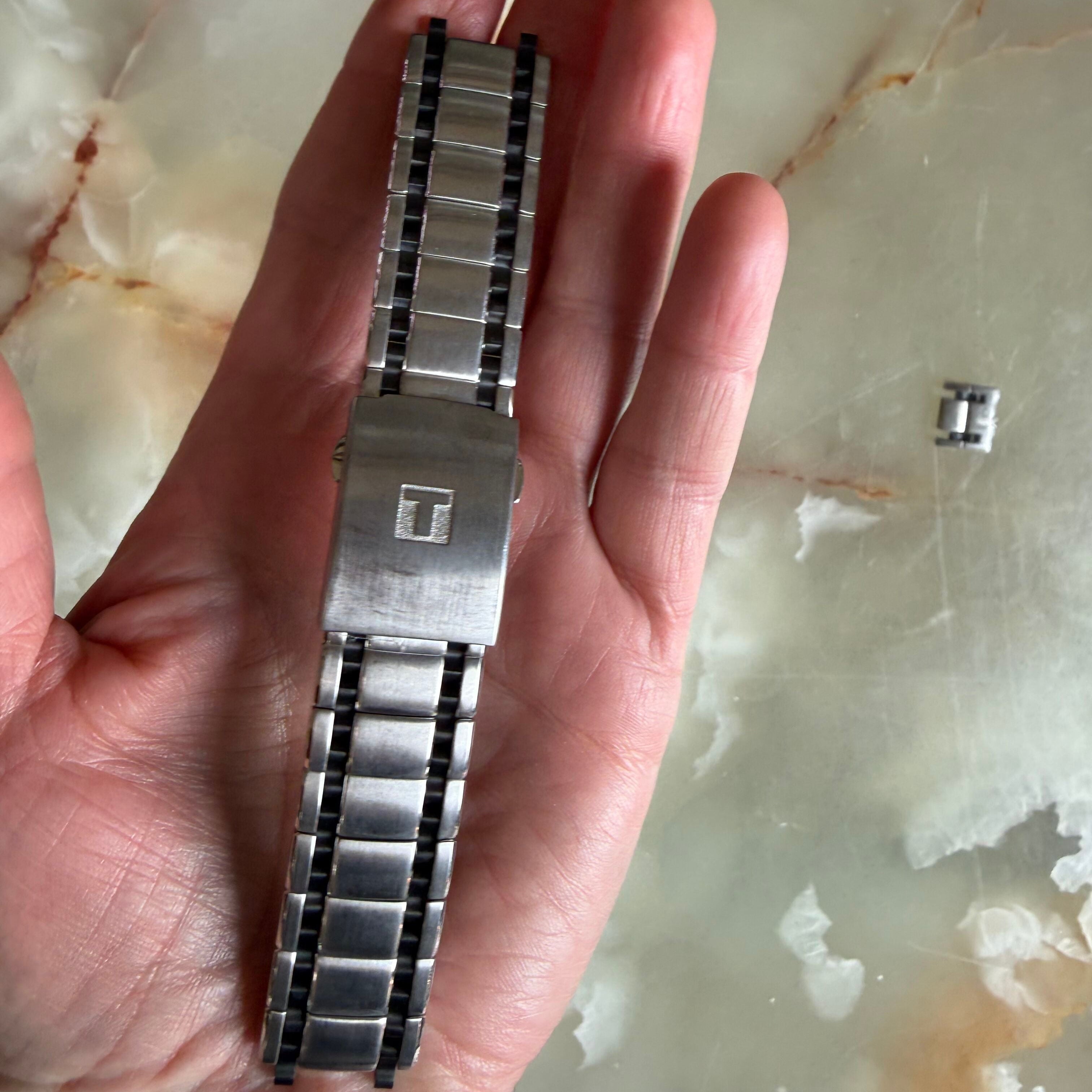 Authentic Tissot Stainless Steel Watch Bracelet 19mm T605.T472110