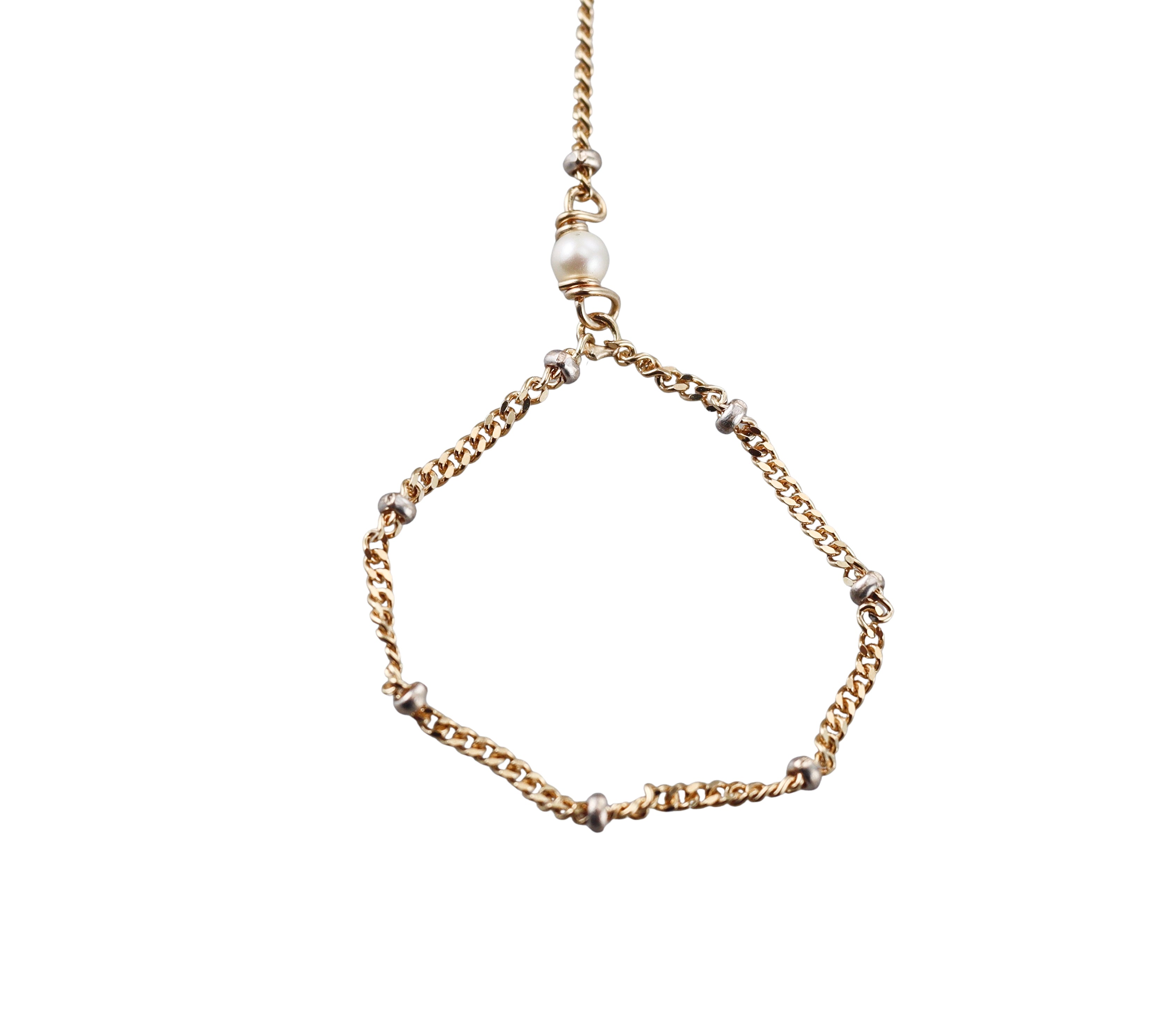 Gucci Le Marche des Marveilles 18k Gold Pearl Diamond Ring Bracelet Hand Piece