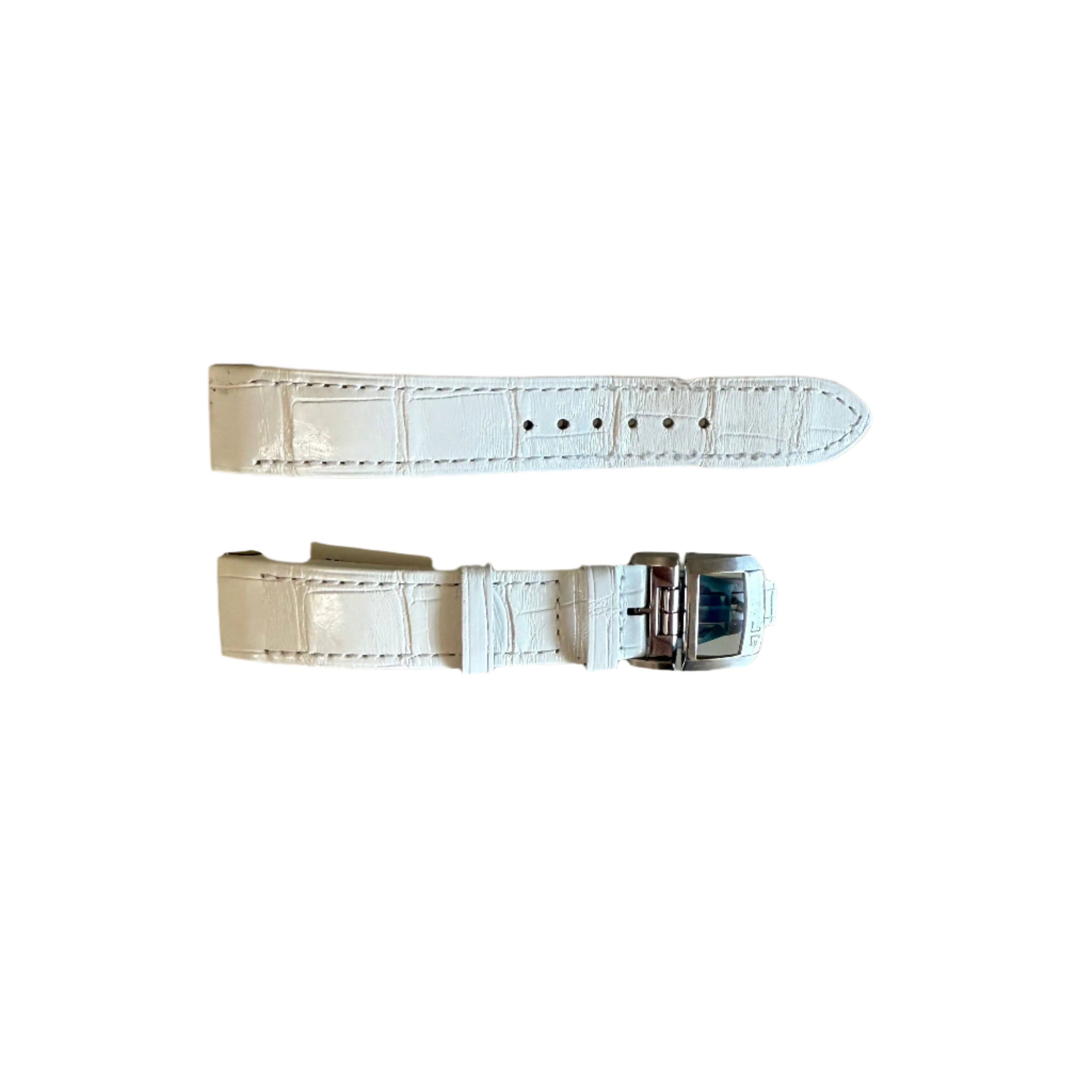 Authentic Jaeger LeCoultre Alligator Quick Release Watch Strap Band 18mm Deployant Clasp