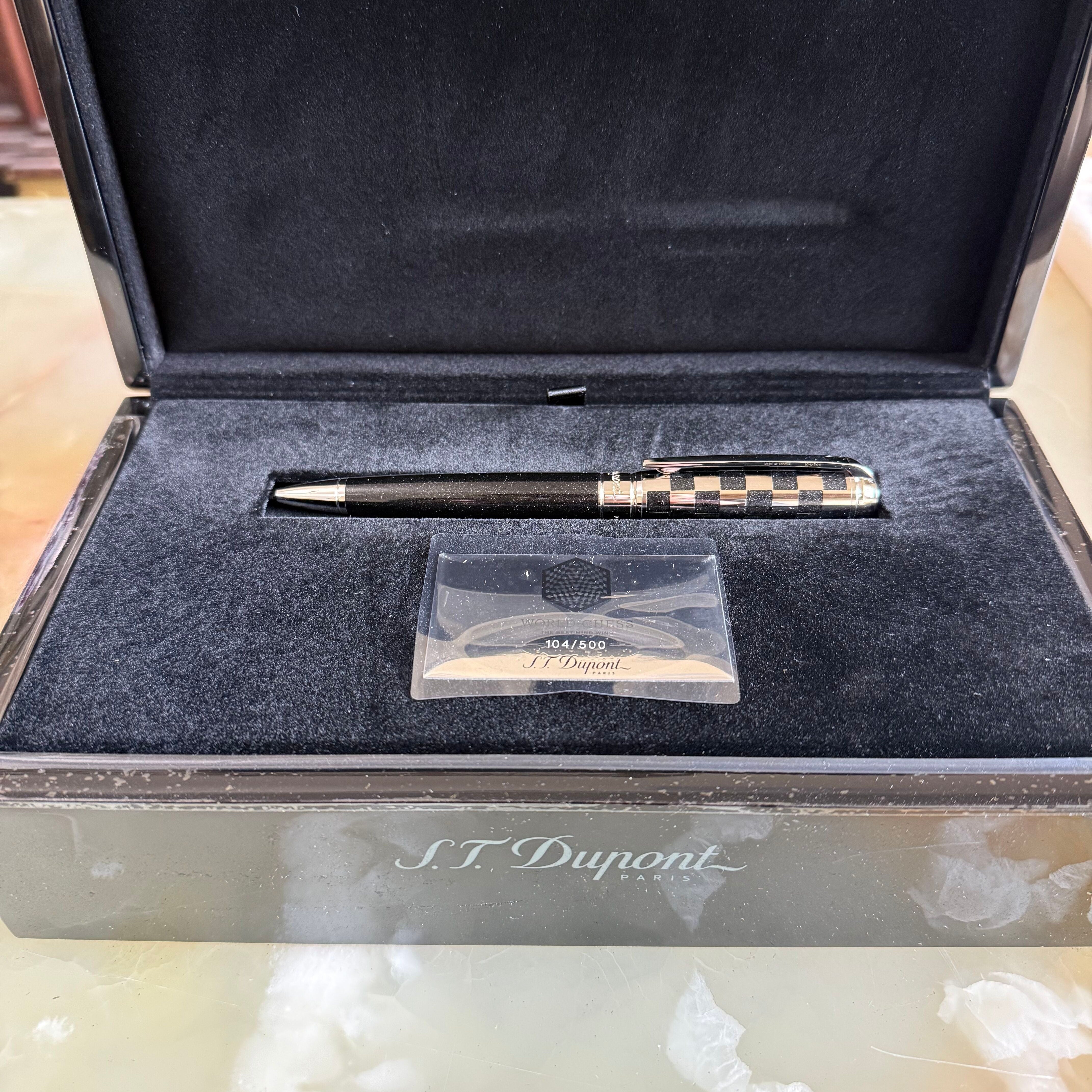 S.T. Dupont World Chess Meteorite Dust Ballpoint Pen 415187