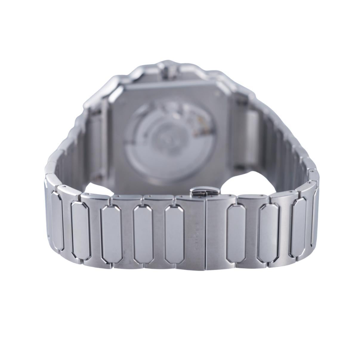 Gucci G-Flat Black Dial Automatic 36mm Steel Men's Watch YA166401