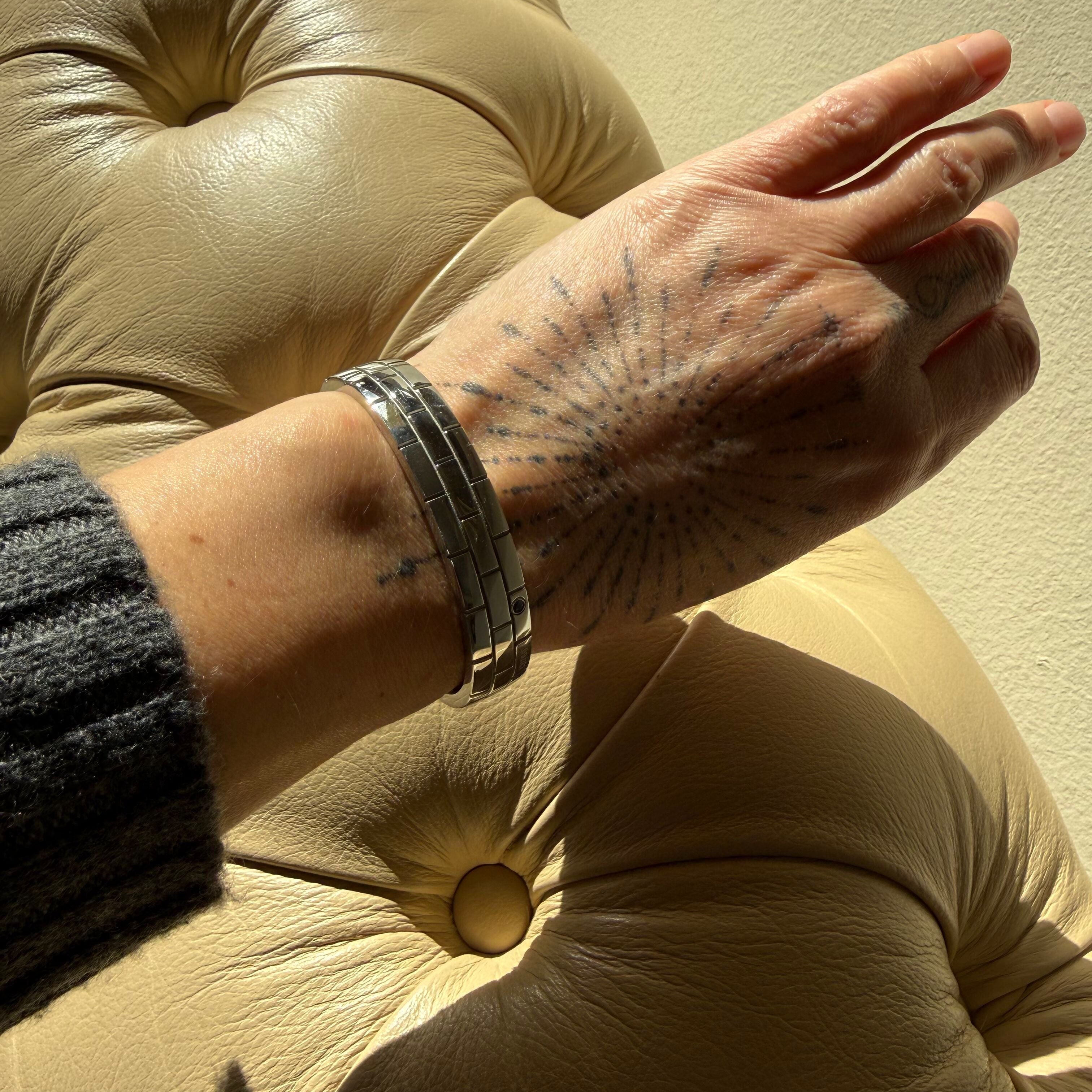 Montblanc Signature for Good Stainless Steel Cuff Bracelet 127709