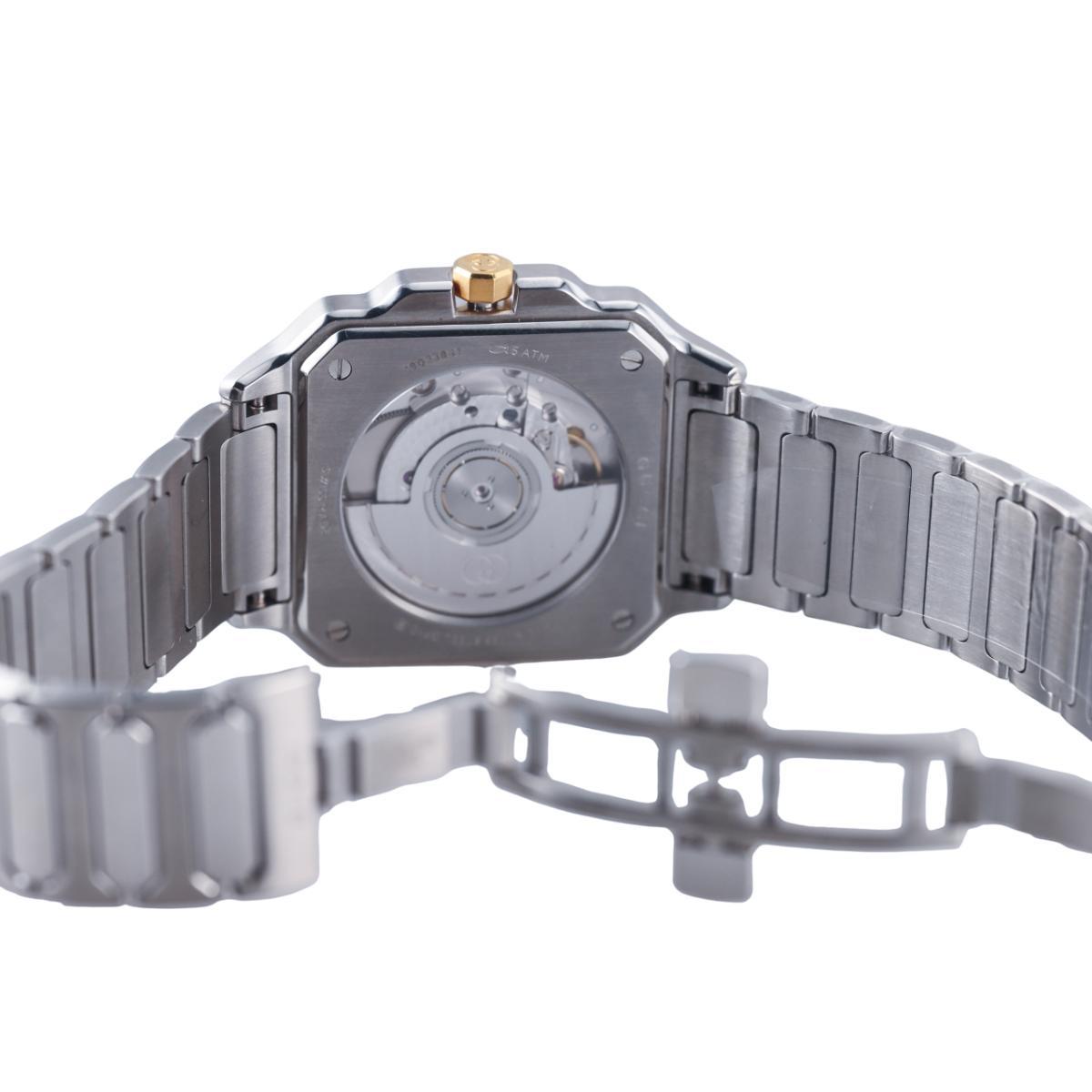 Gucci G-Flat Two Tone Grey Dial Automatic 36mm Men's Watch YA166403