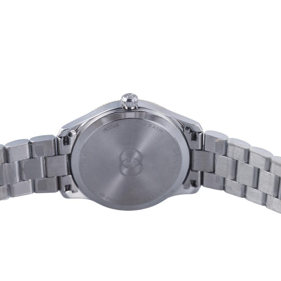 Gucci G-Timeless 29mm Gold Plated Stainless Steel Diamond Ladies Watch YA1265070